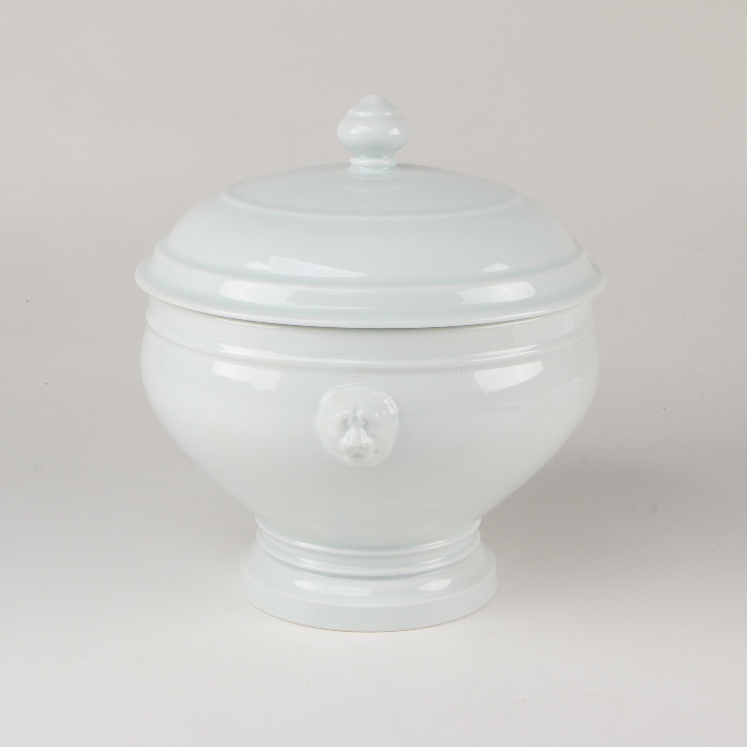 Philippe Deshoulieres French Onion Soup Bowls, Pillivuyt Tureen and Casserole