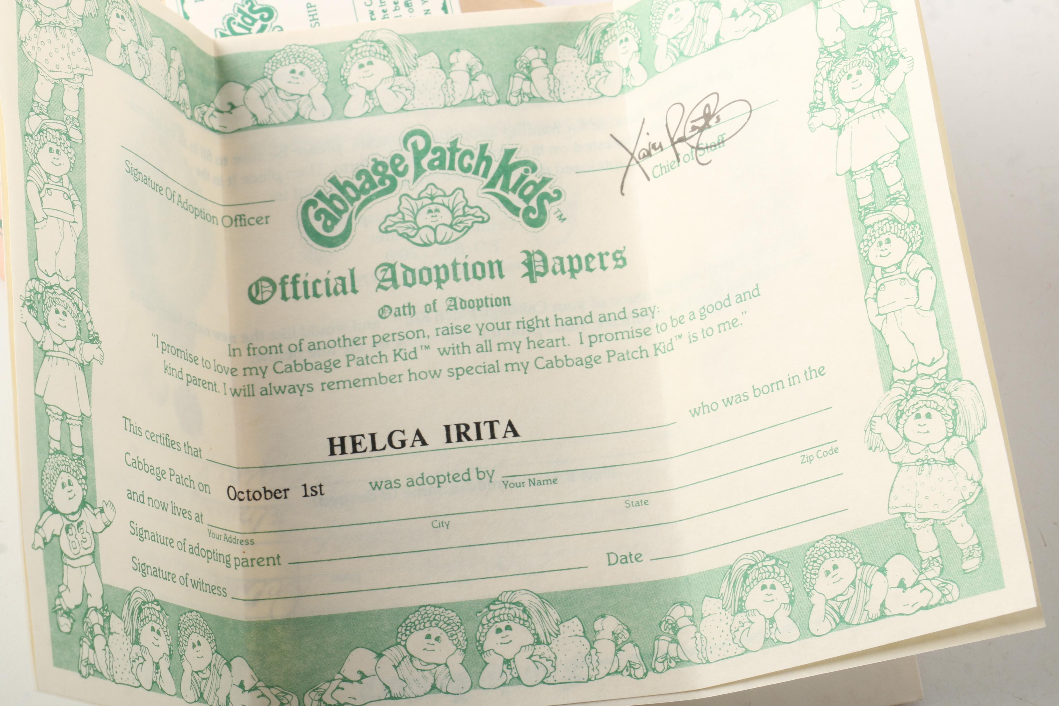 1985 Coleco "Cabbage Patch Kids" Doll