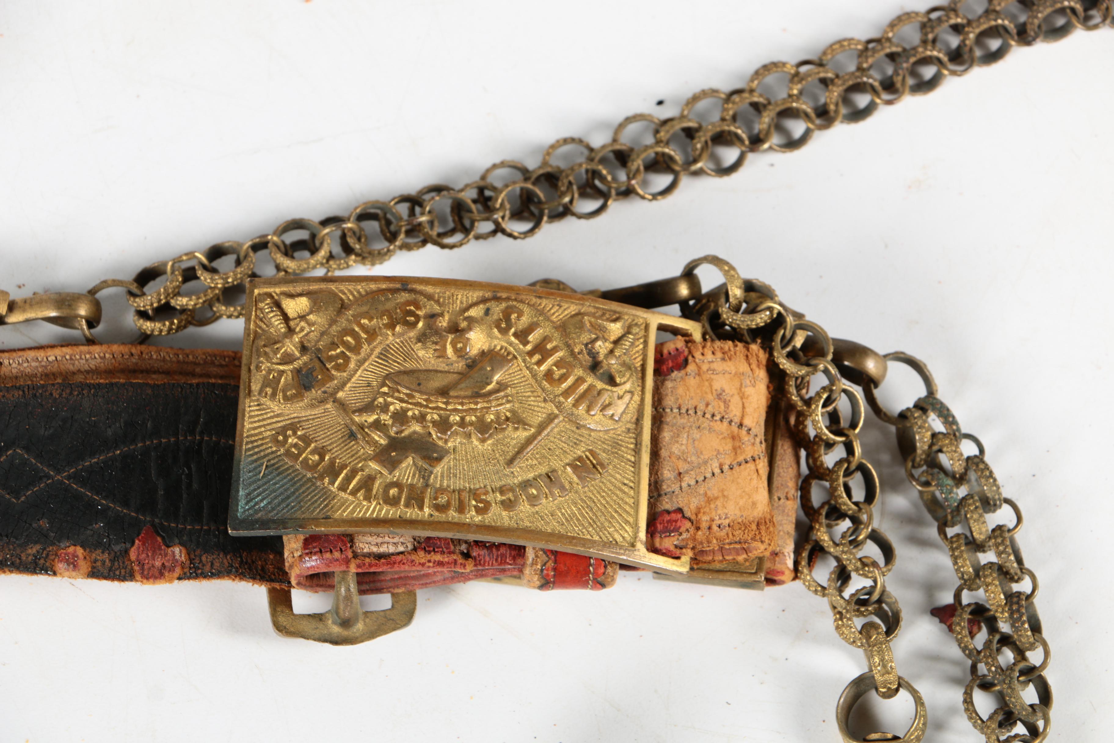 Antique Knights of St. Joseph Fraternal Sword and Hanger with Two Masonic Swords