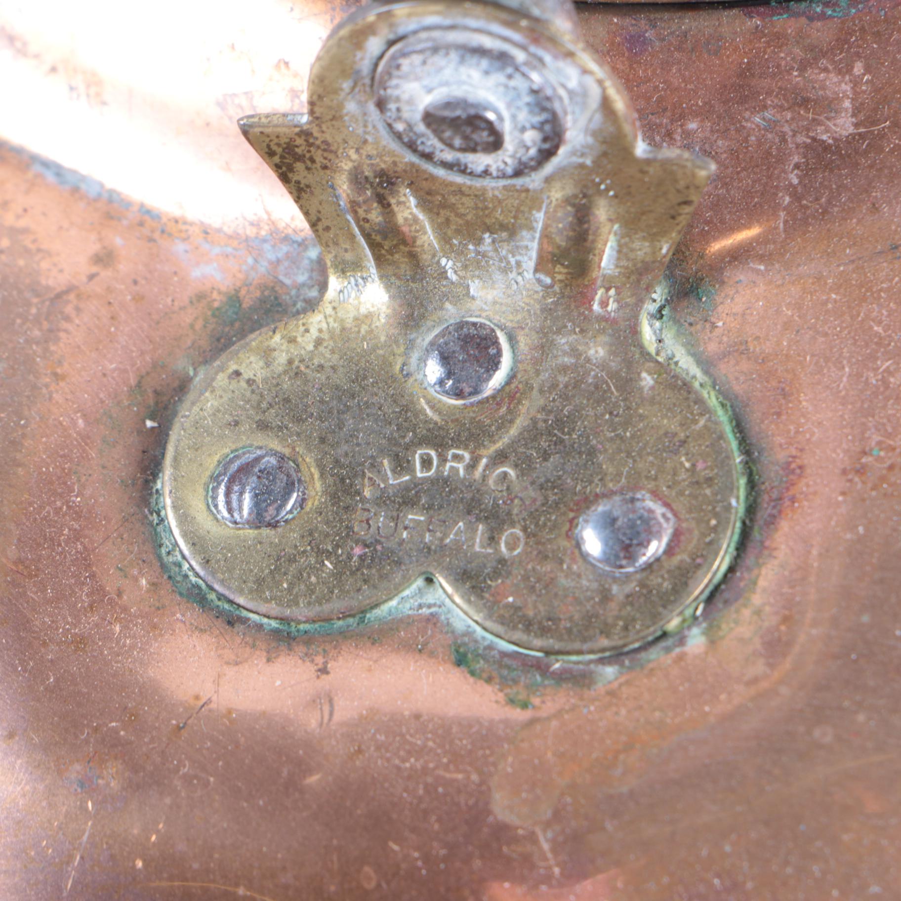 Antique Aldrich Copper Kettle