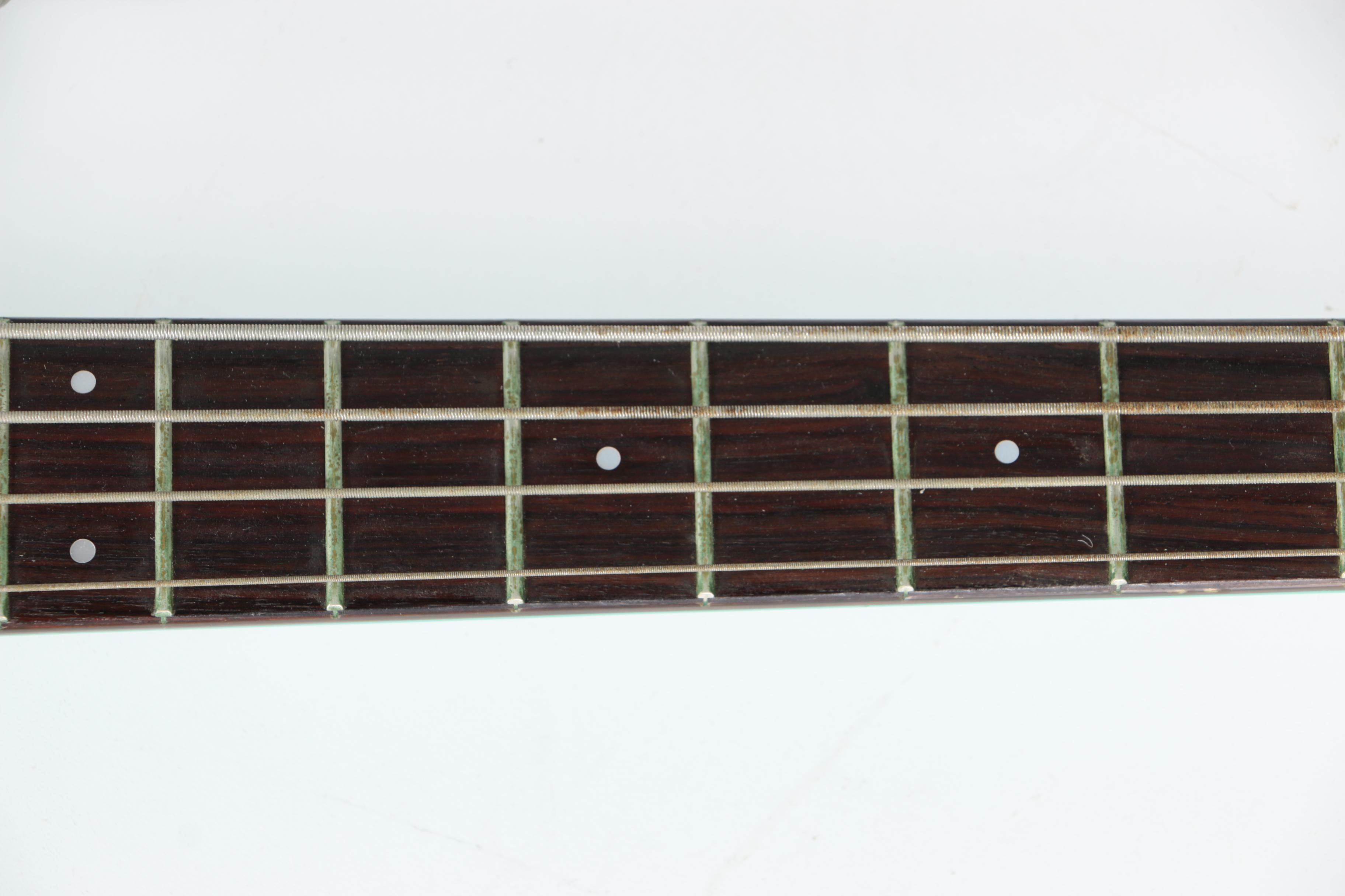 Decorative Ibanez Soundgear Electric Bass Embellished with Vintage Brooches