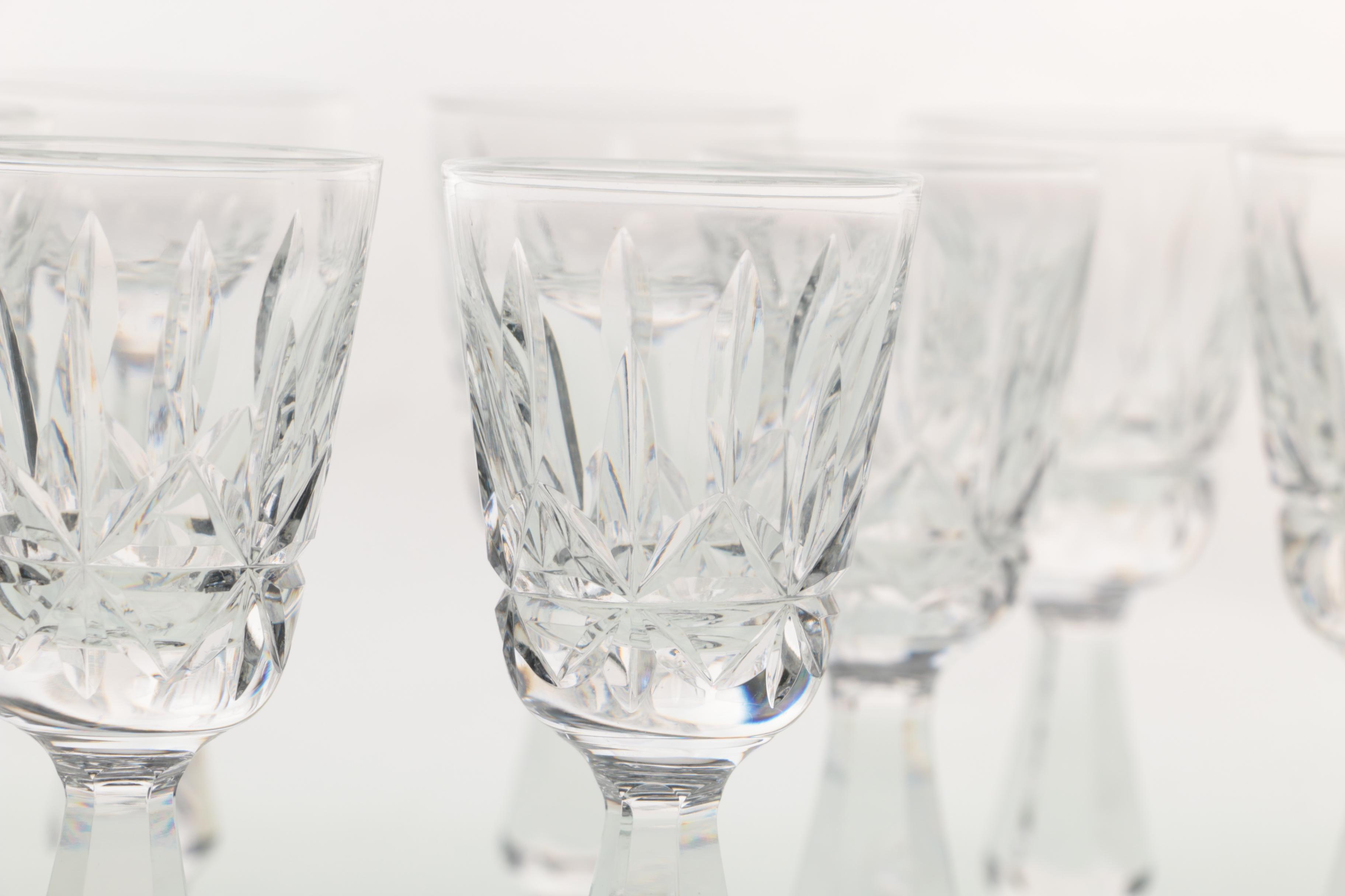 Waterford Crystal "Rosslare" Stemmed Cordials