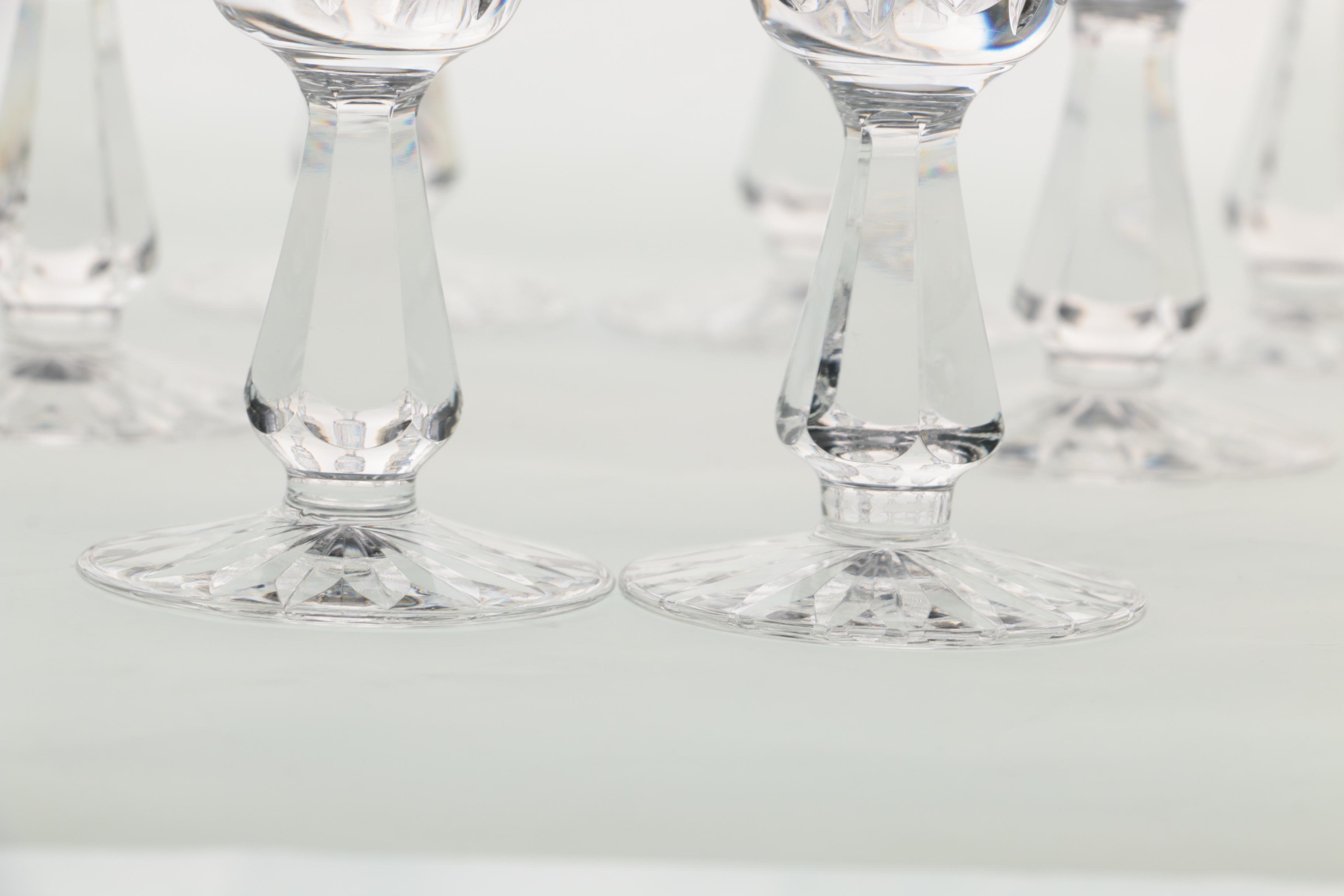 Waterford Crystal "Rosslare" Stemmed Cordials
