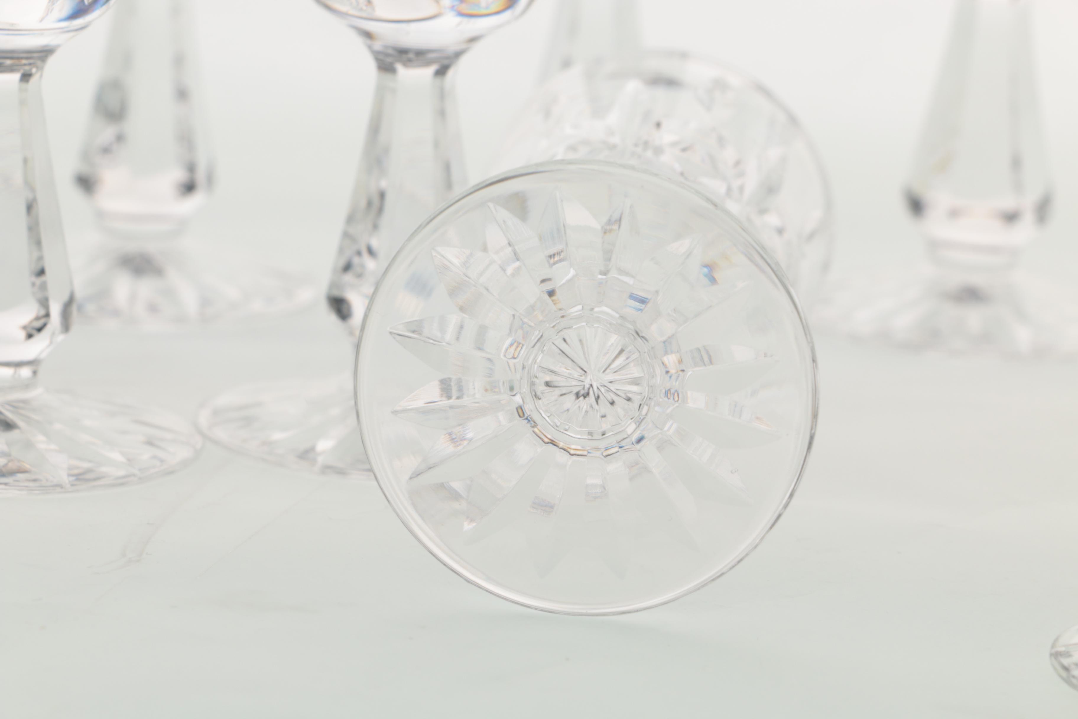 Waterford Crystal "Rosslare" Stemmed Cordials