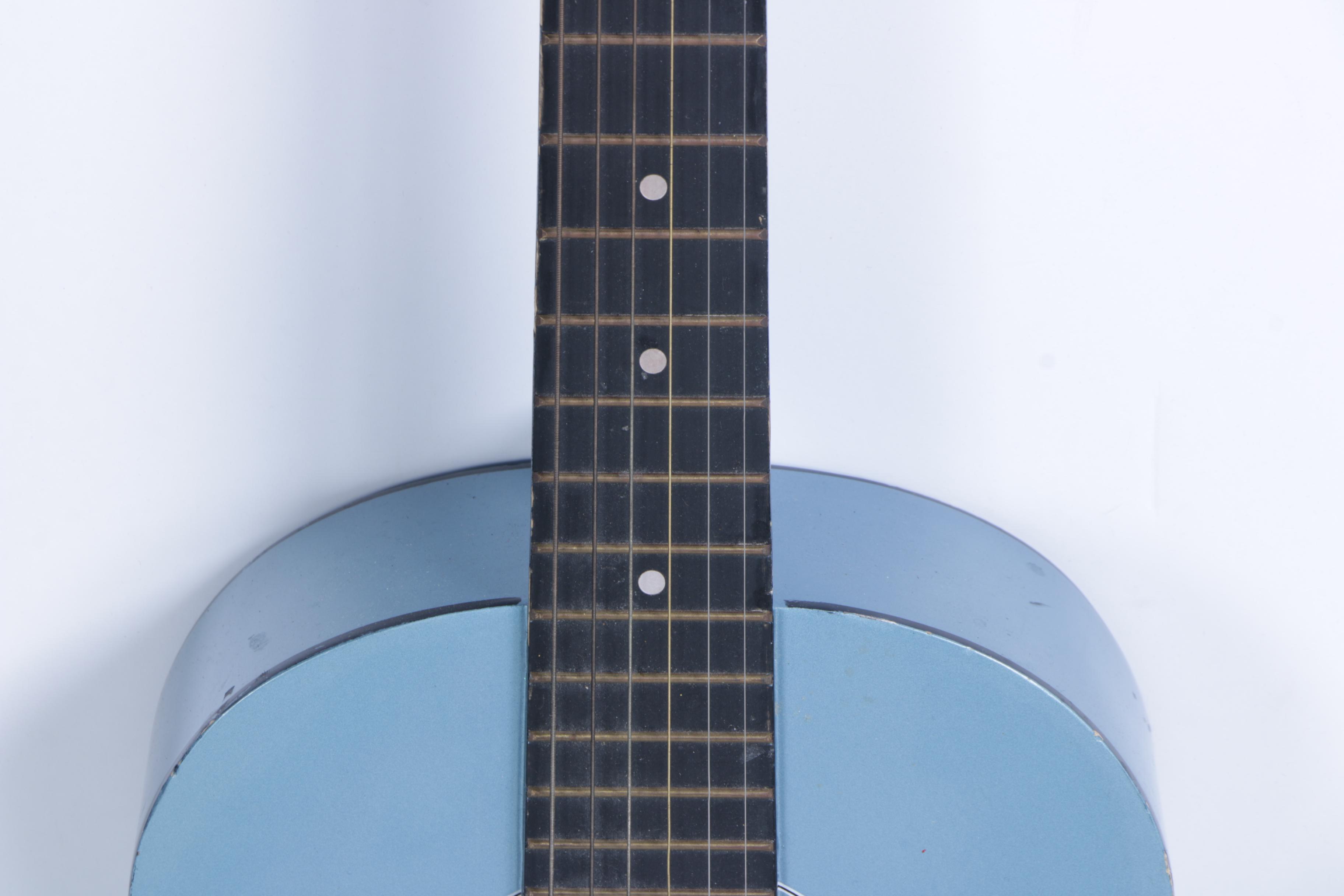 Vintage Checkmate and SX Acoustic Guitars