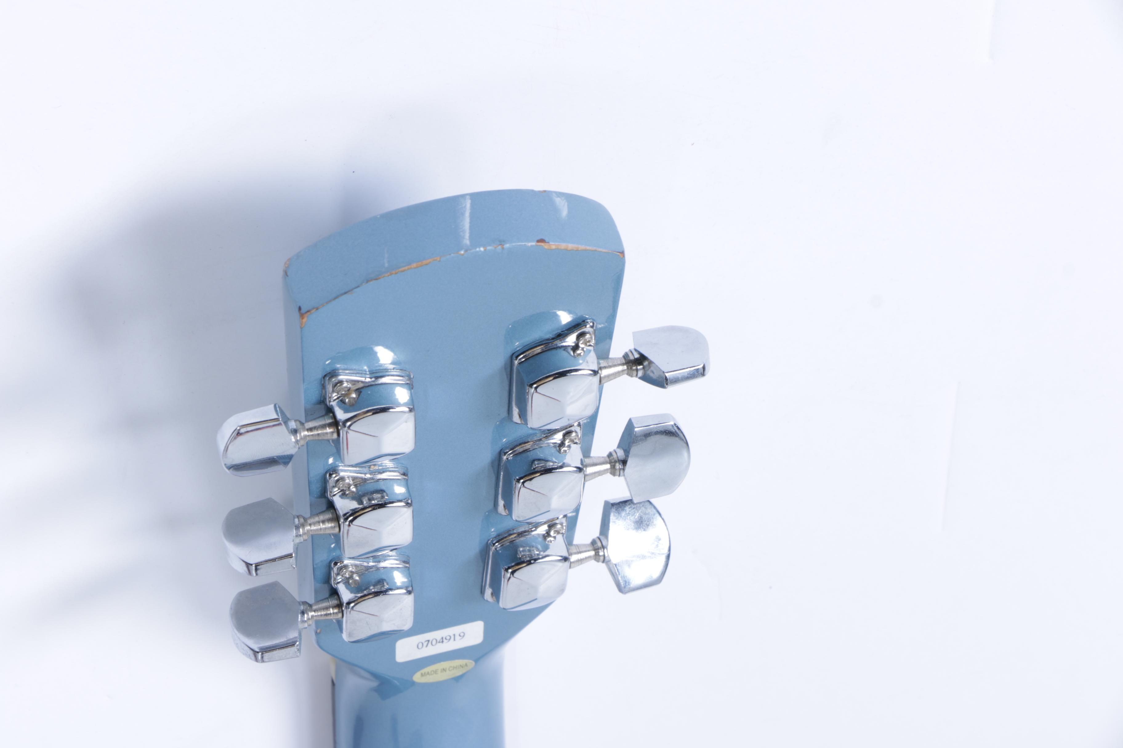 Vintage Checkmate and SX Acoustic Guitars