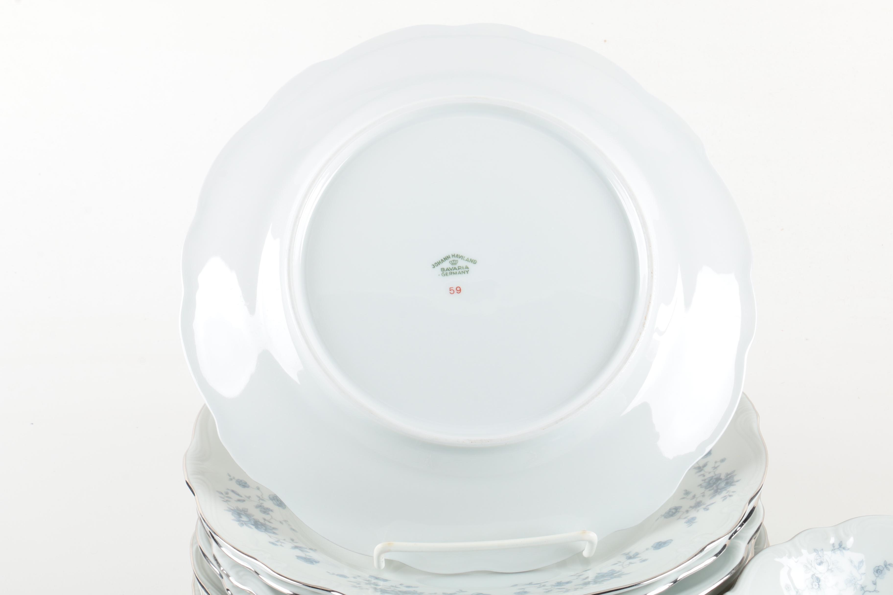 Johann Haviland "Blue Garland" Porcelain Dinnerware