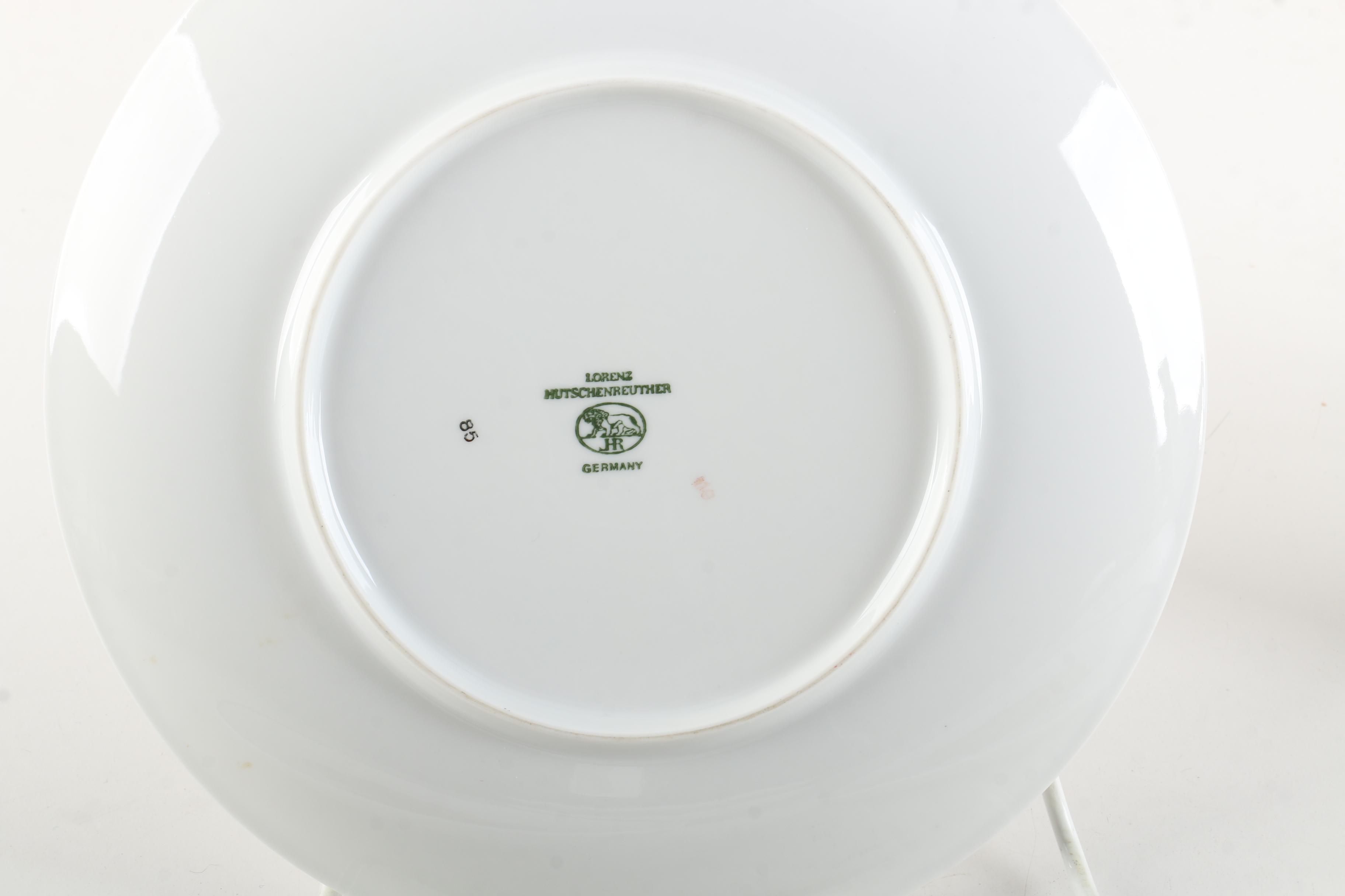 Vintage Hutschenreuther Porcelain Plates with Fruit