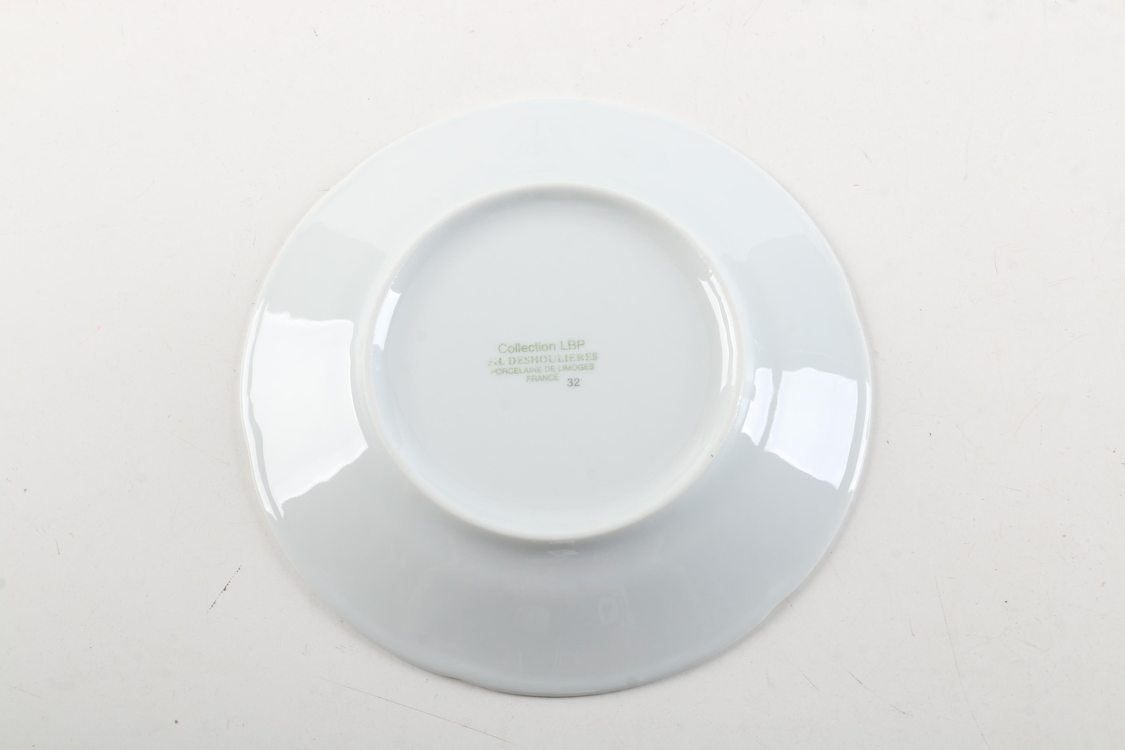 Philippe Deshoulieres "Wine and Cheese" Canape Plates