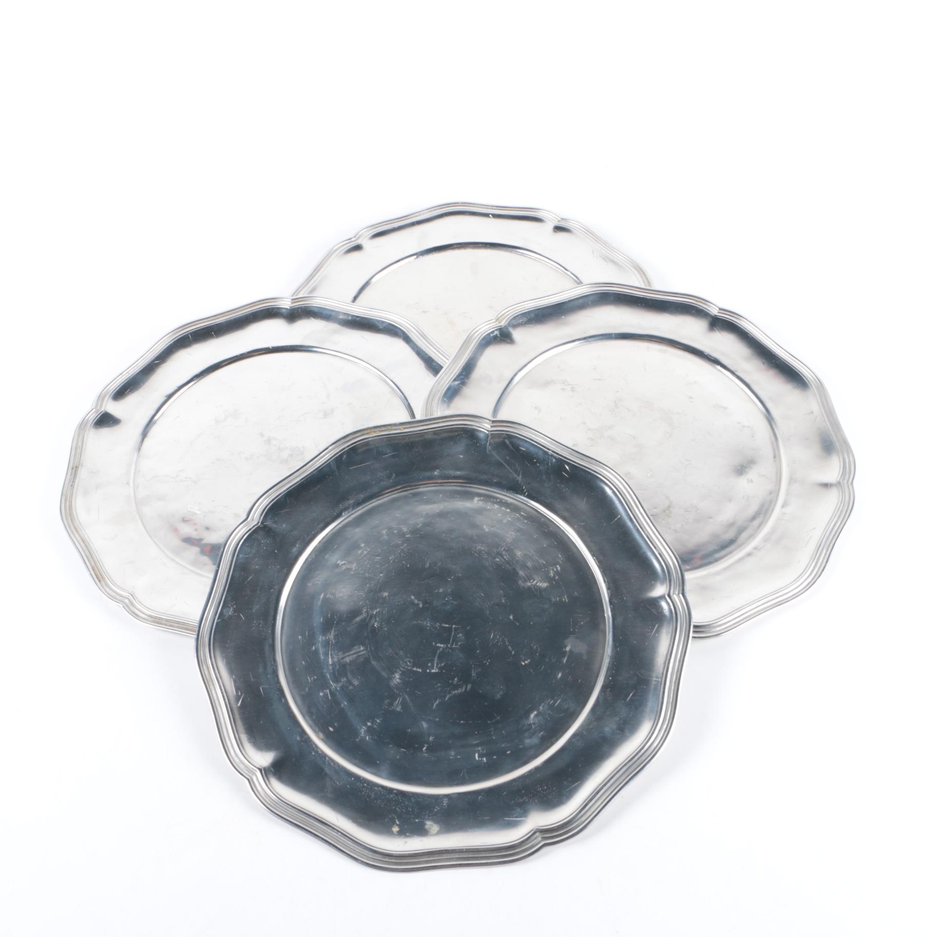 Pierre Deux French Pewter Chargers