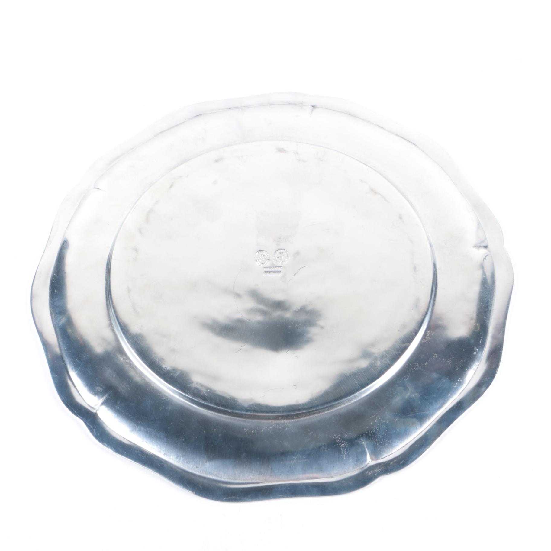 Pierre Deux French Pewter Chargers