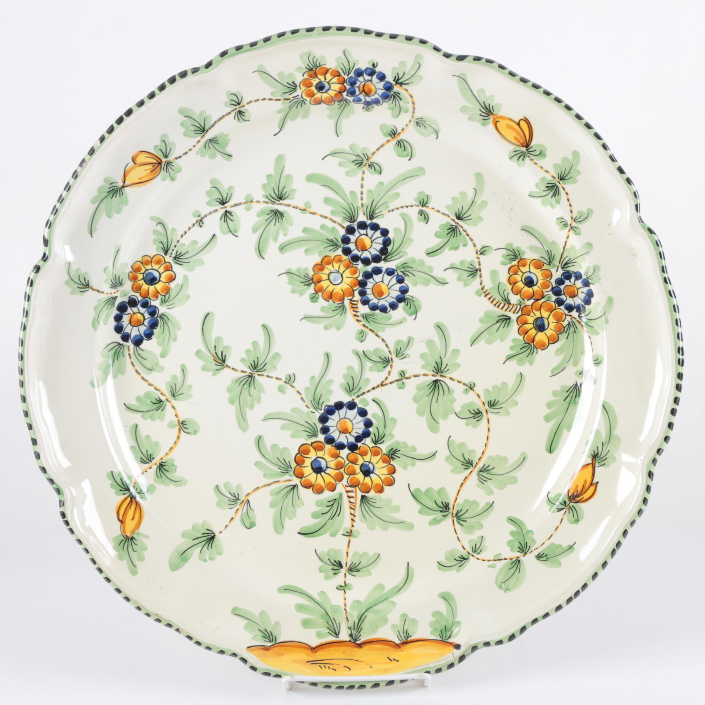 Hand Painted Italian Ceramic Platters