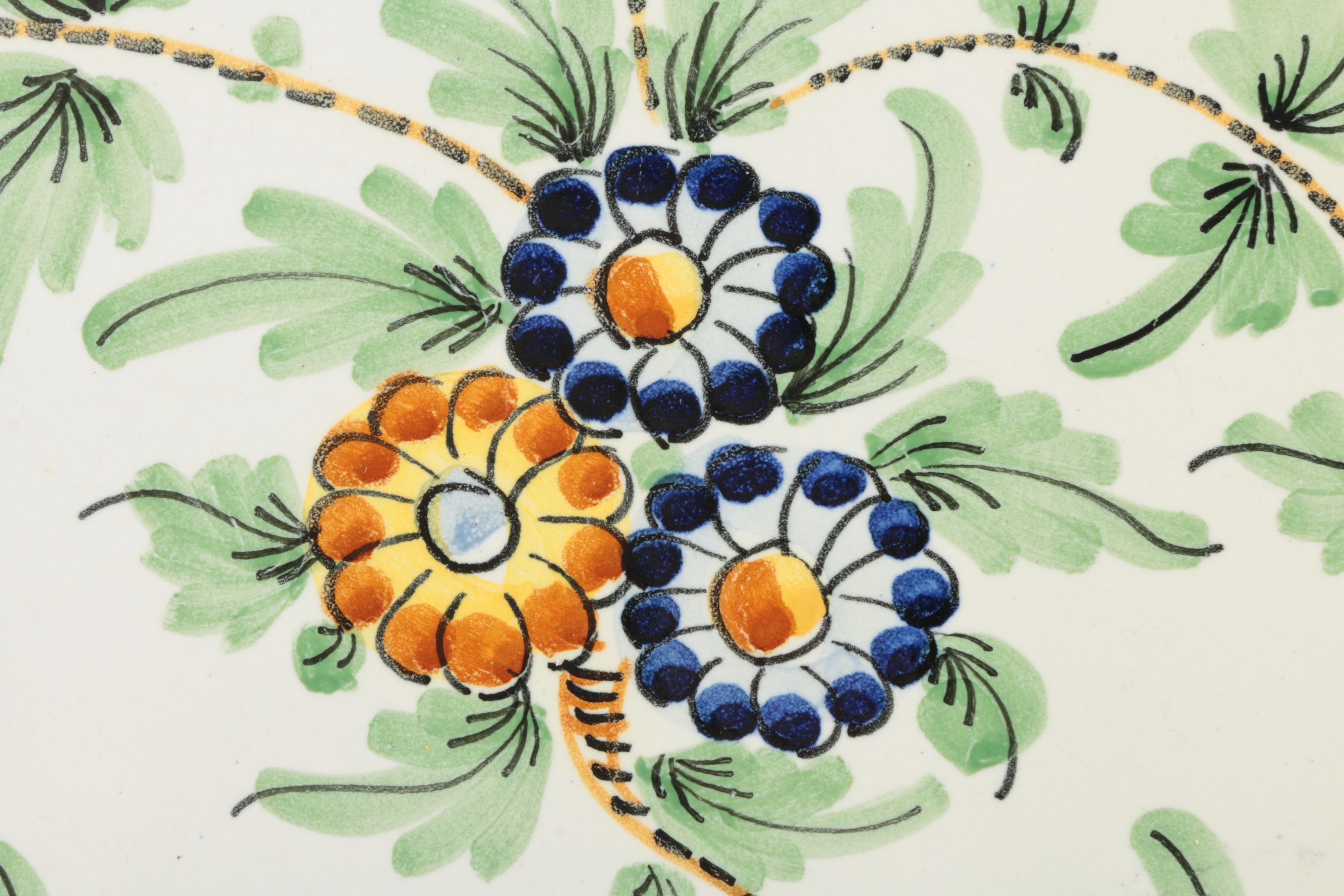 Hand Painted Italian Ceramic Platters