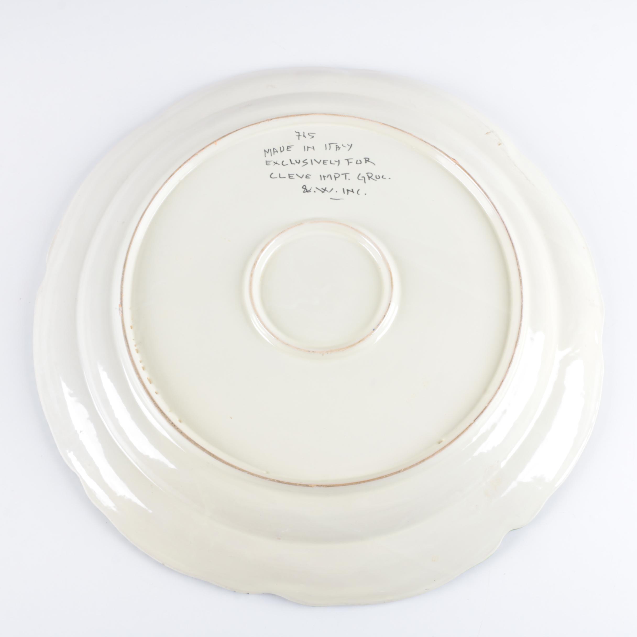 Hand Painted Italian Ceramic Platters