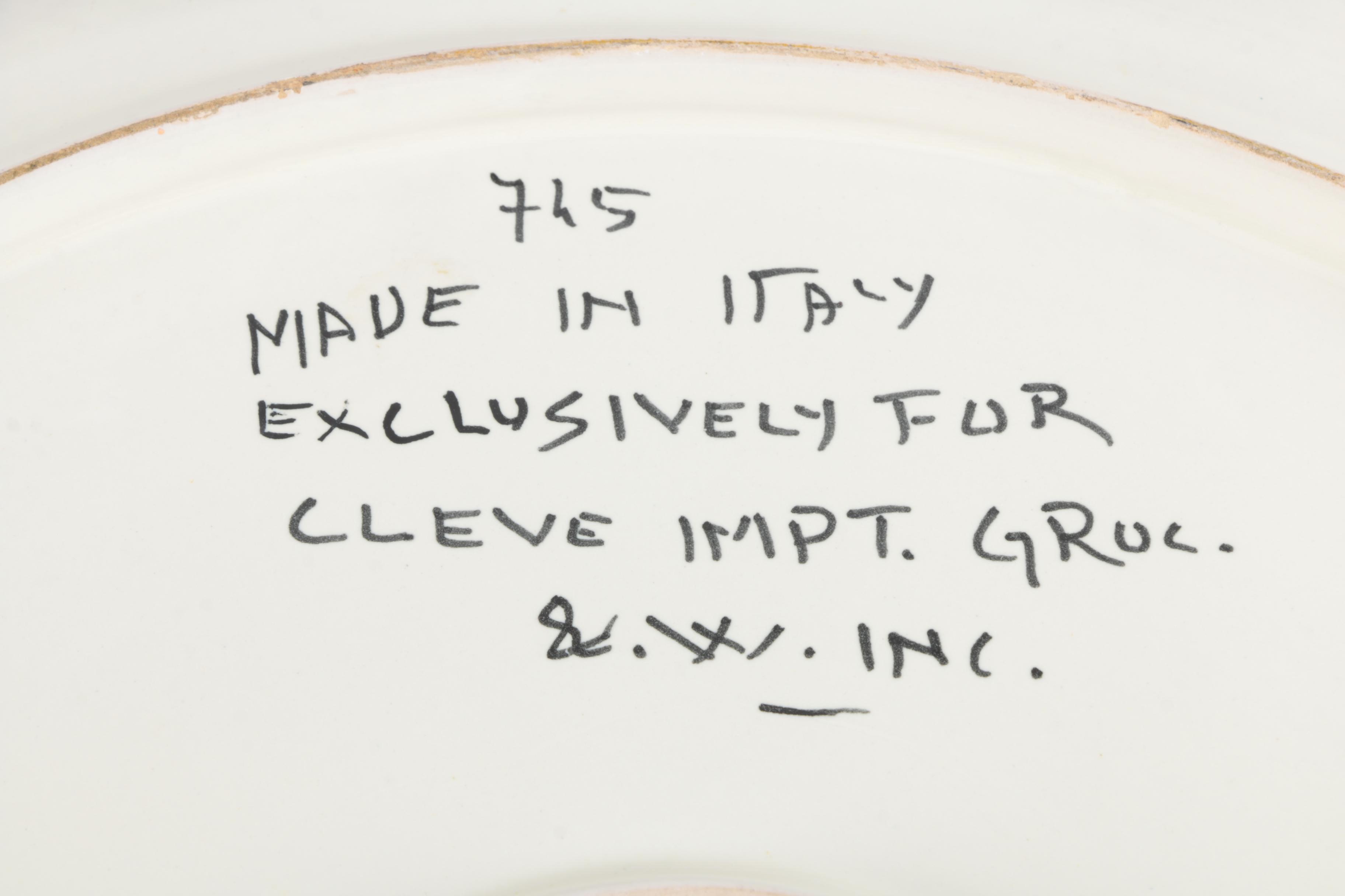 Hand Painted Italian Ceramic Platters