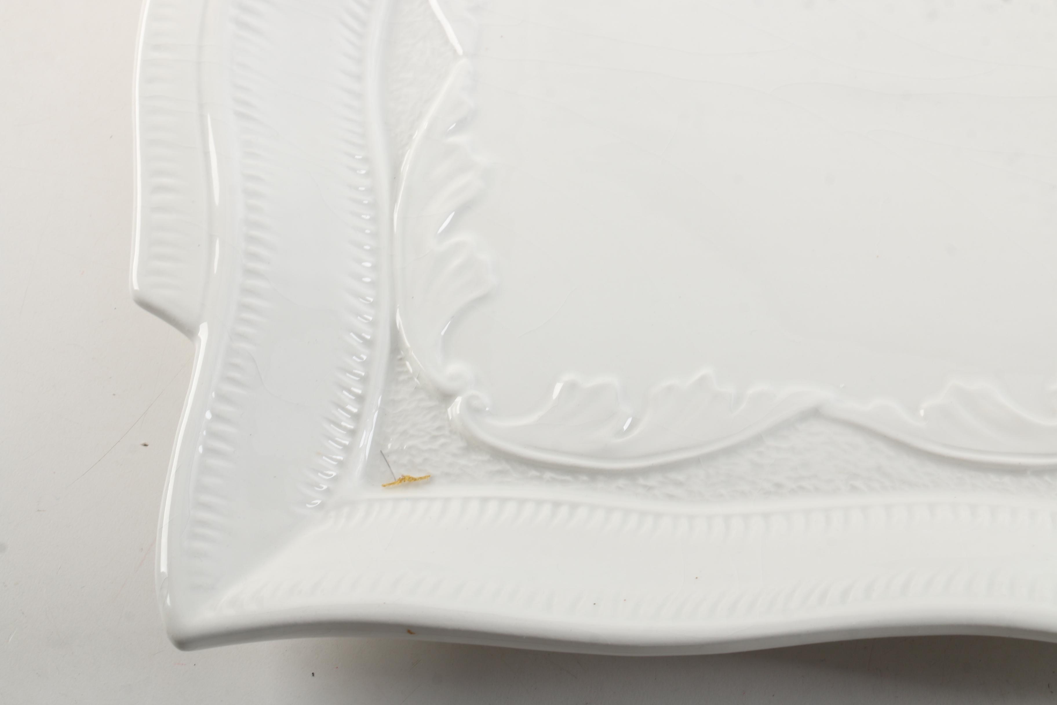 Amora Italian Ceramic Platter and Williams Sonoma Bowl