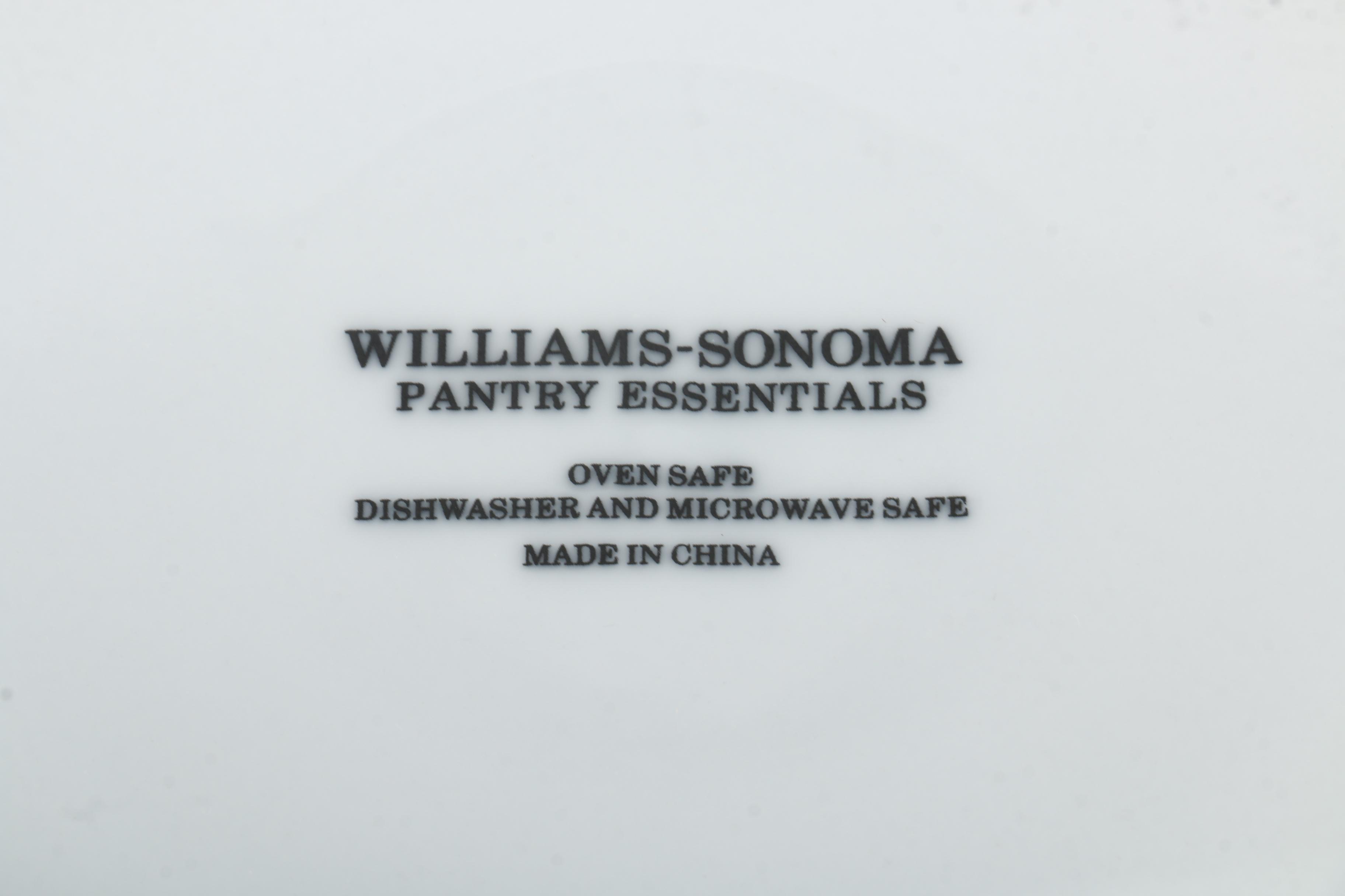 Amora Italian Ceramic Platter and Williams Sonoma Bowl