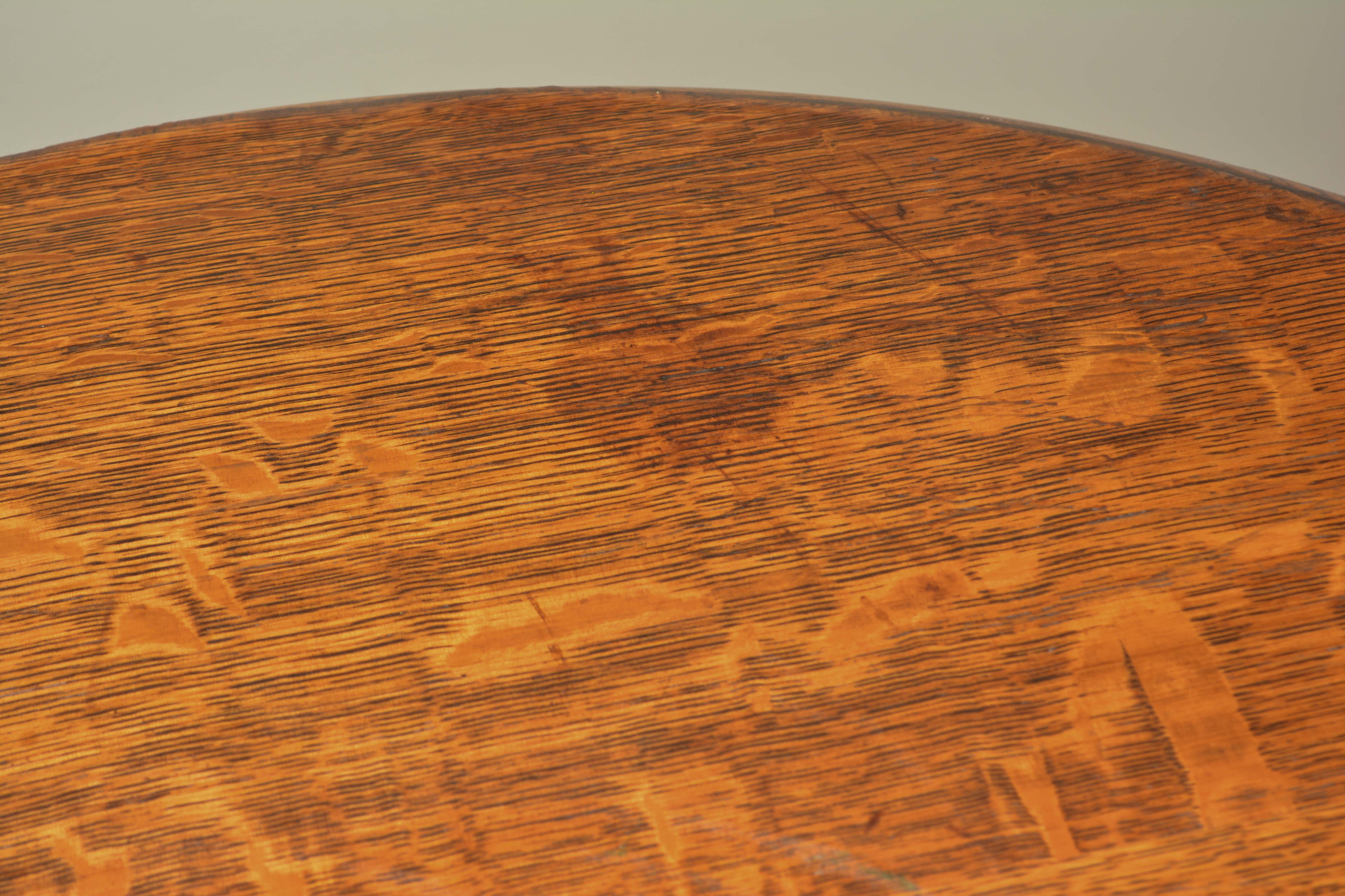 Antique Carved Oak Center Table