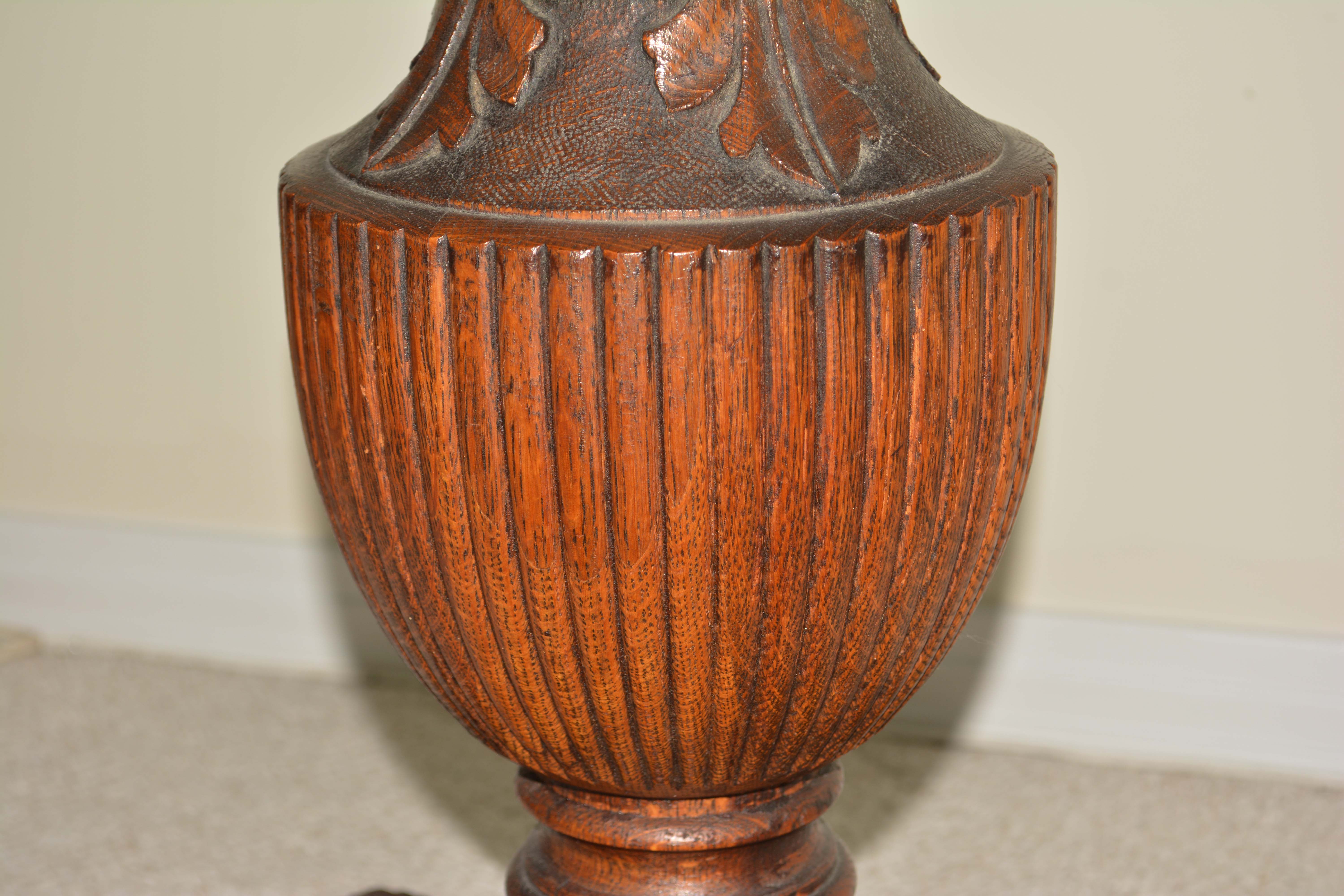 Antique Carved Oak Center Table
