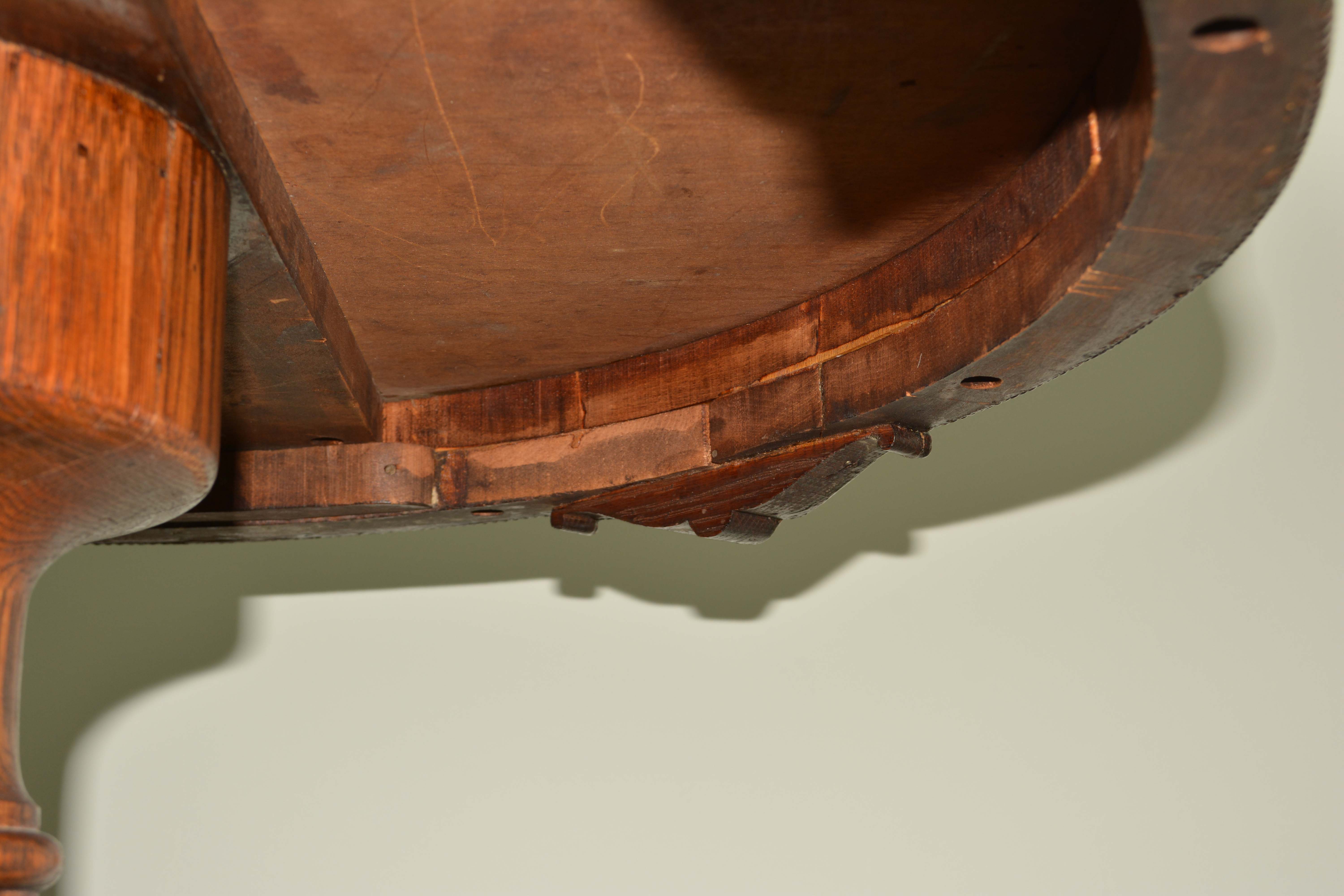 Antique Carved Oak Center Table