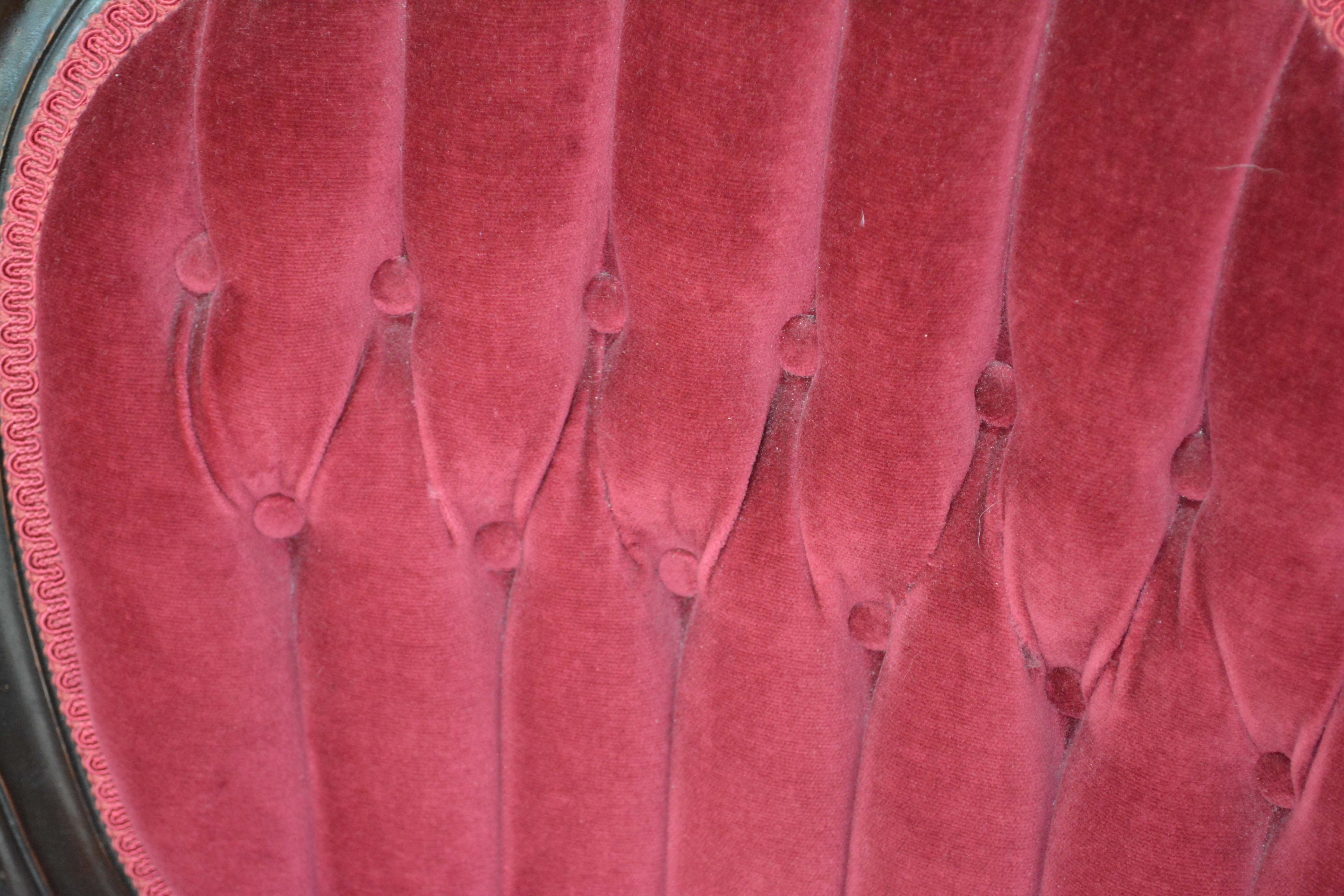 Victorian Carved Walnut Armchair