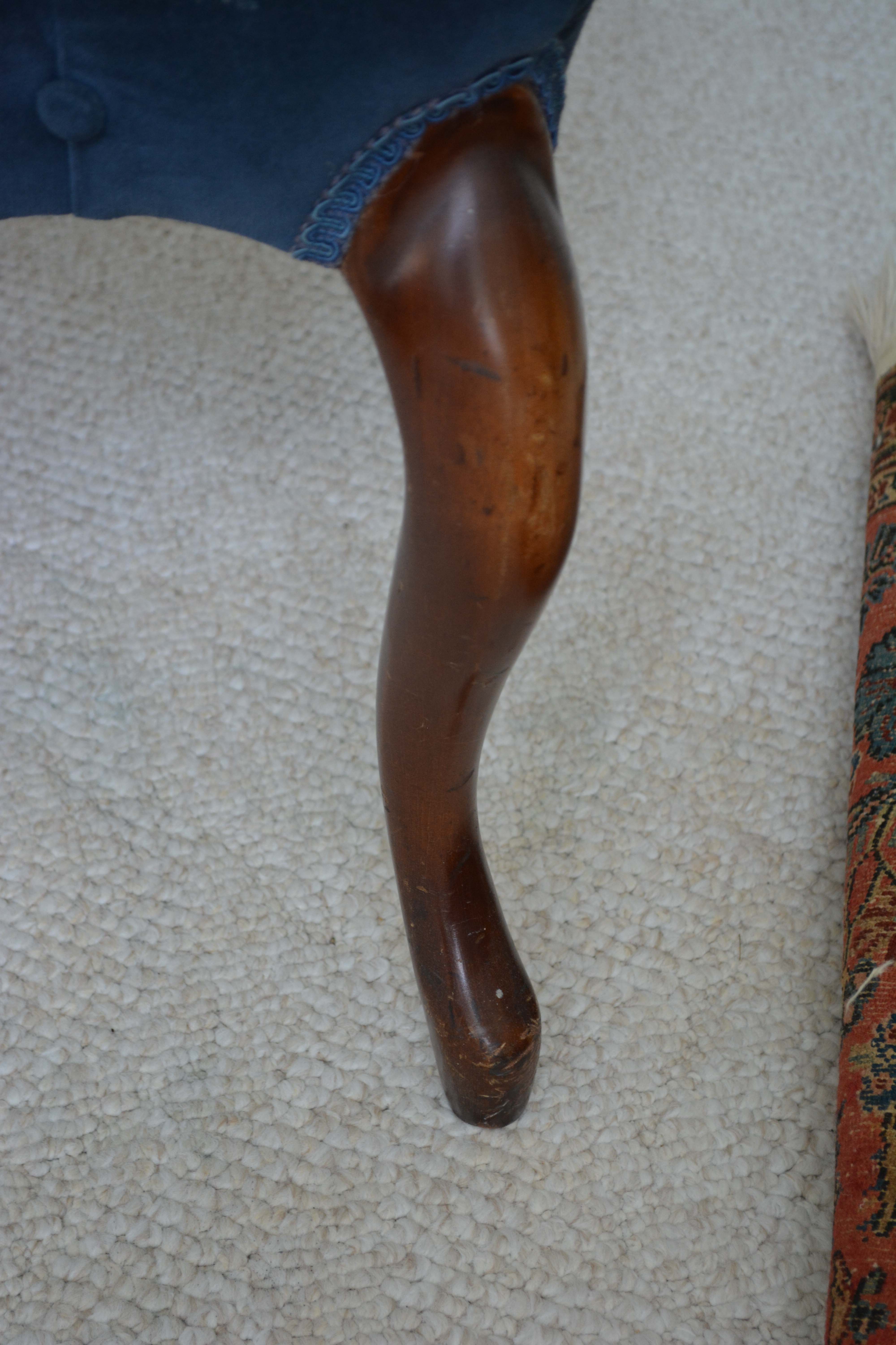 Victorian Style Carved Side Chair