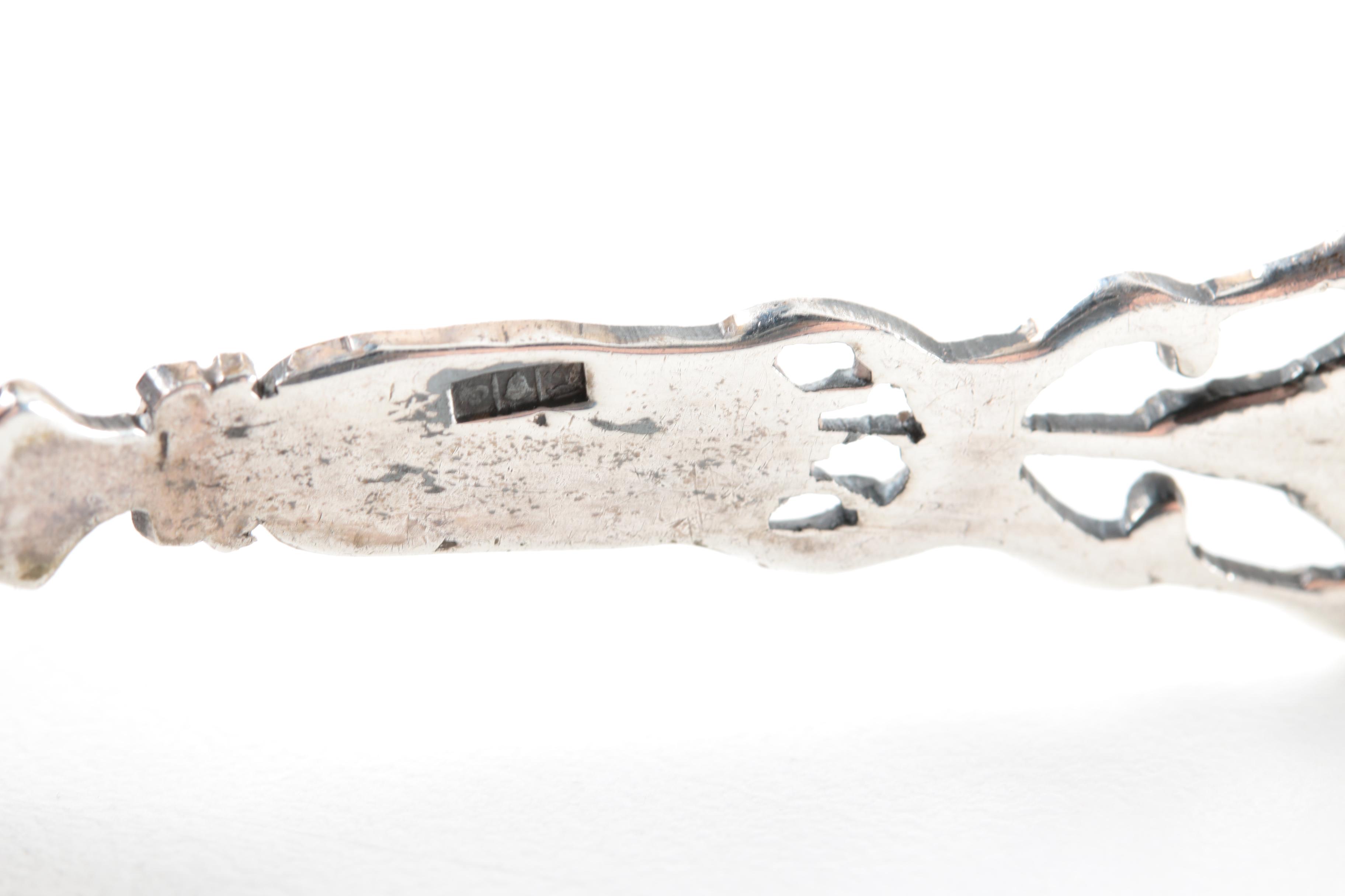 Souvenir Spoon Collection on Wooden Display Including Sterling and 900 Silver