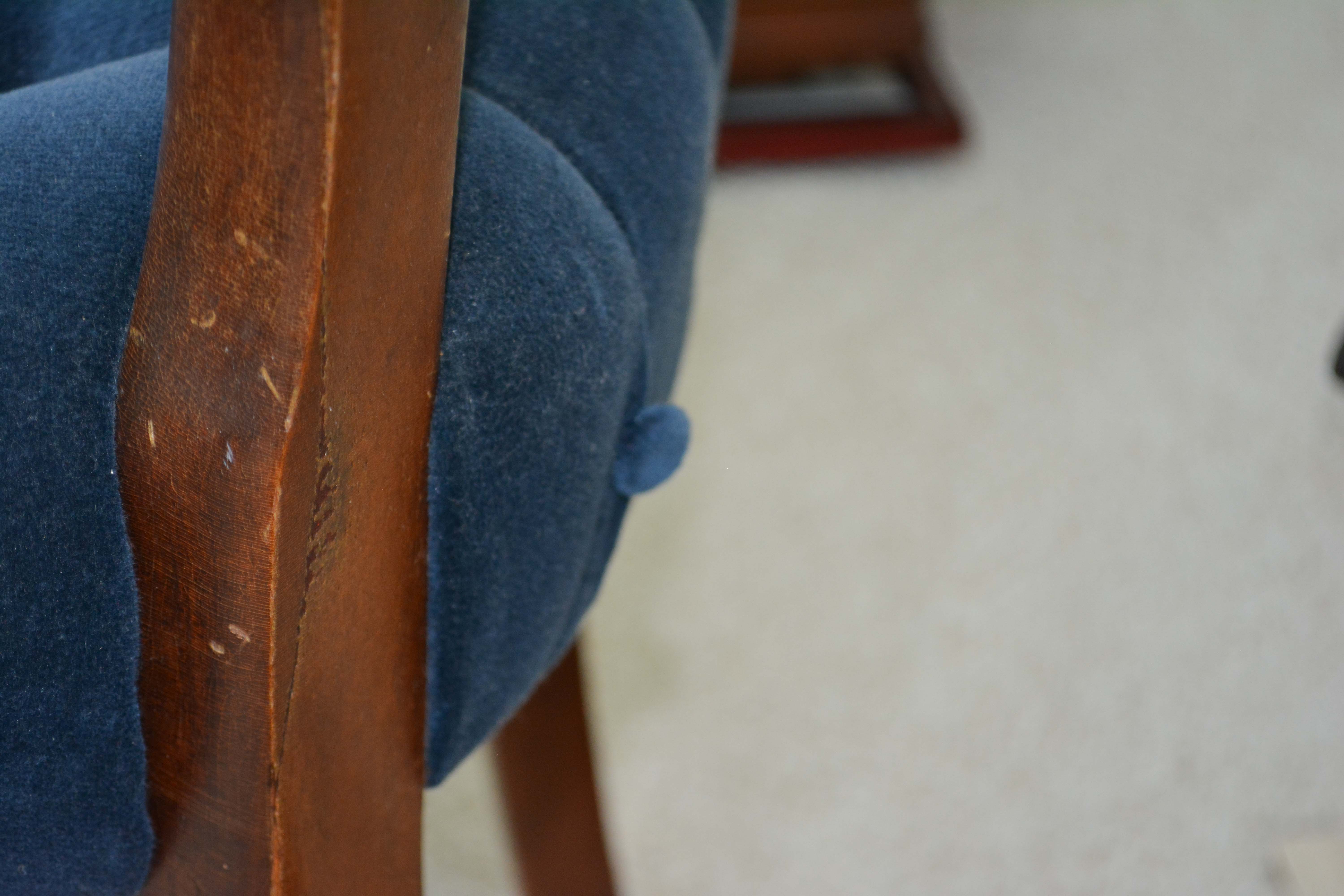 Victorian Style Carved Side Chair