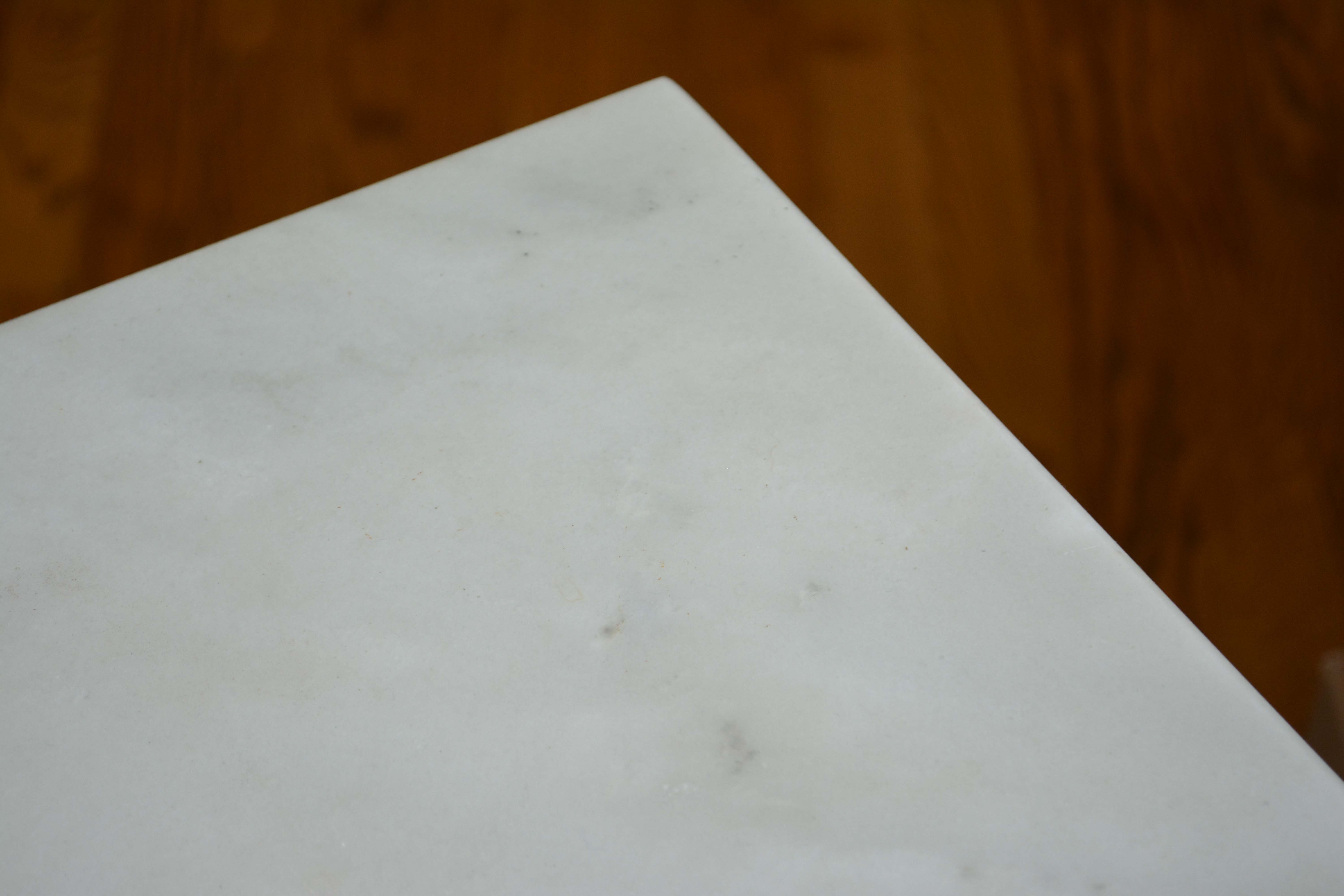 Victorian Eastlake Walnut Stand with Marble