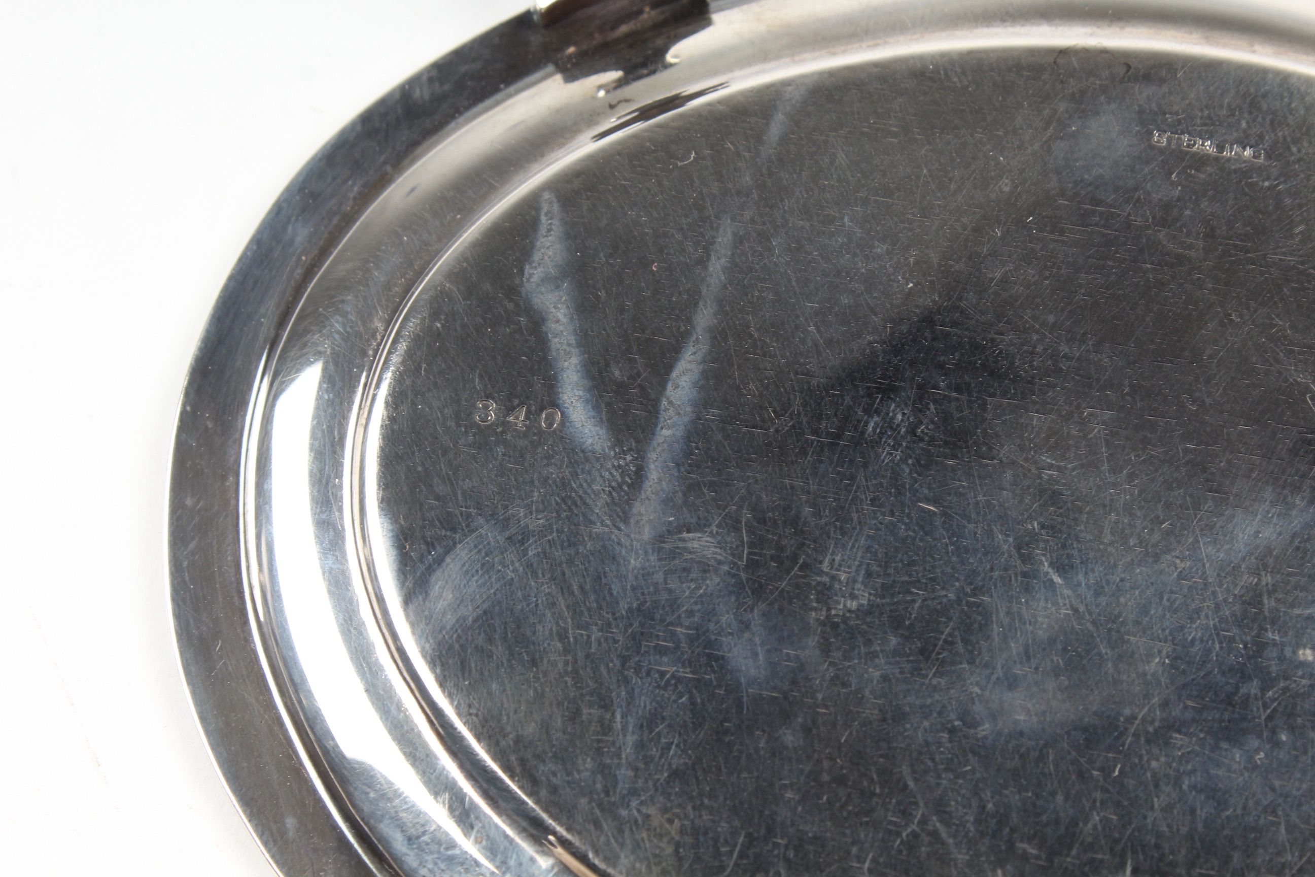 Vintage J.E Caldwell Sterling Silver Salver