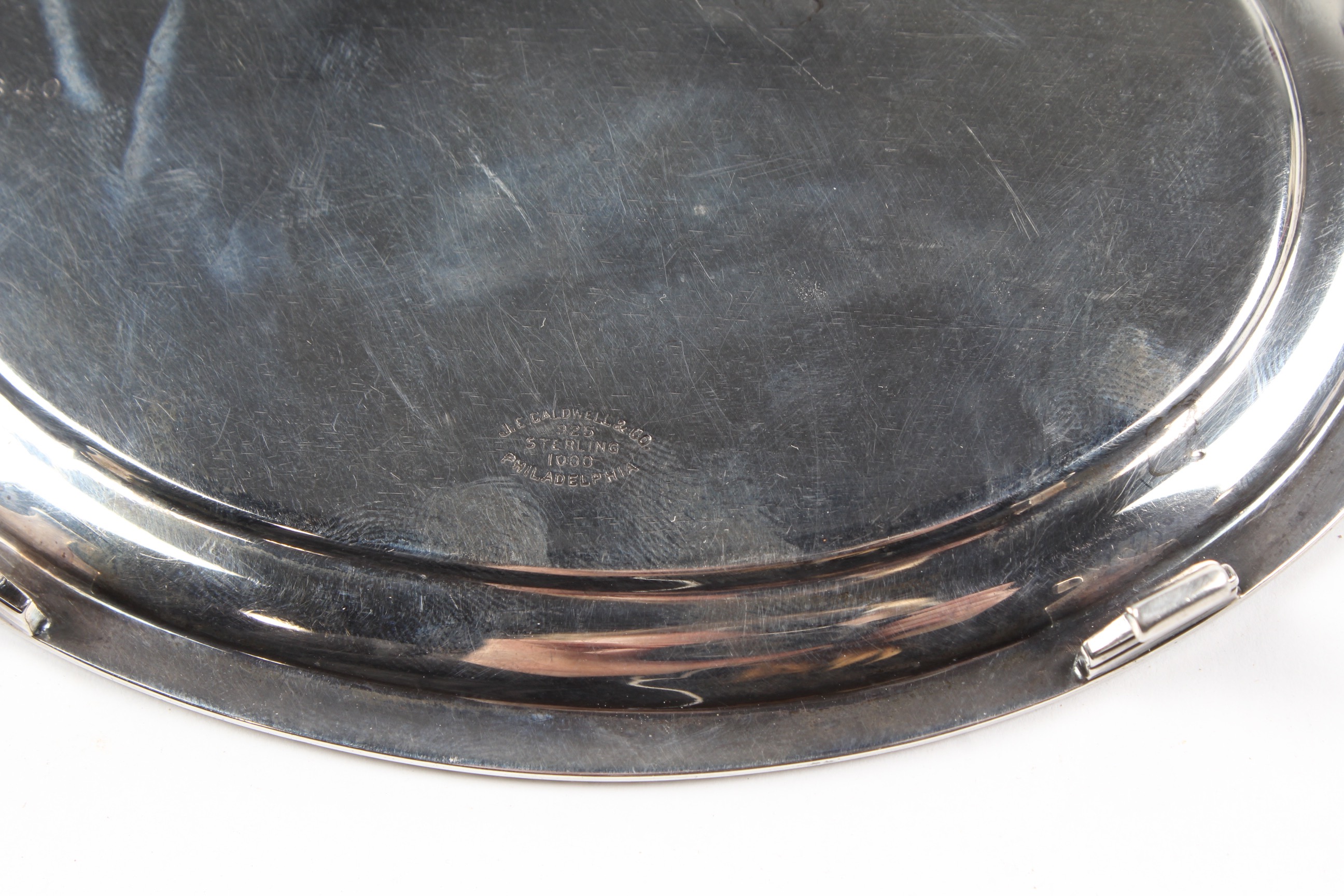 Vintage J.E Caldwell Sterling Silver Salver