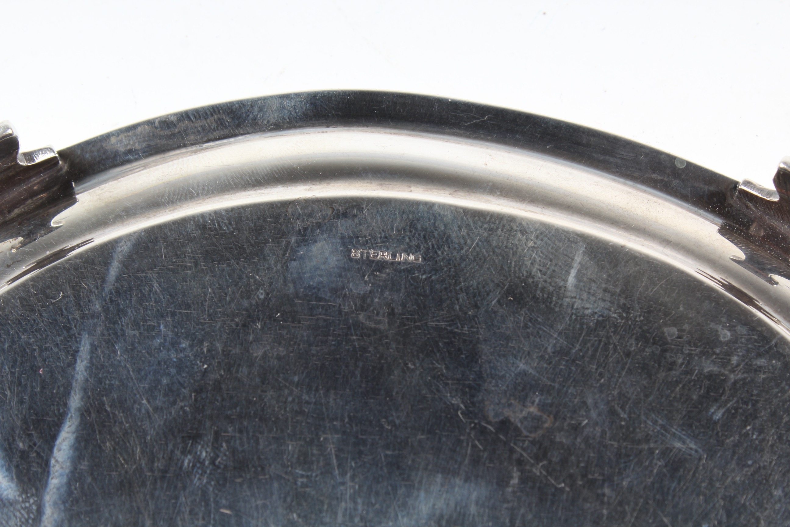 Vintage J.E Caldwell Sterling Silver Salver