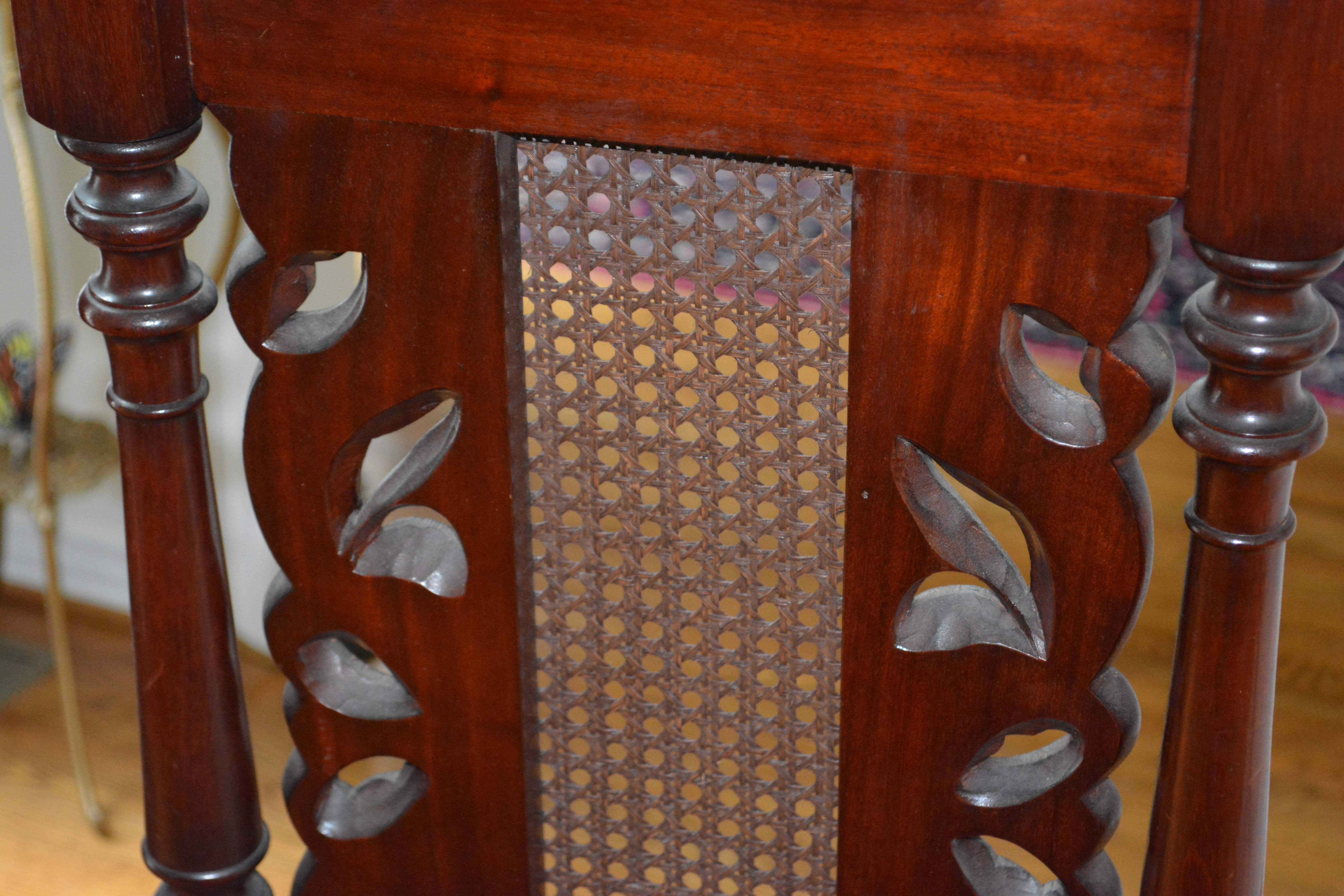 English Renaissance Style Mahogany Side Chair