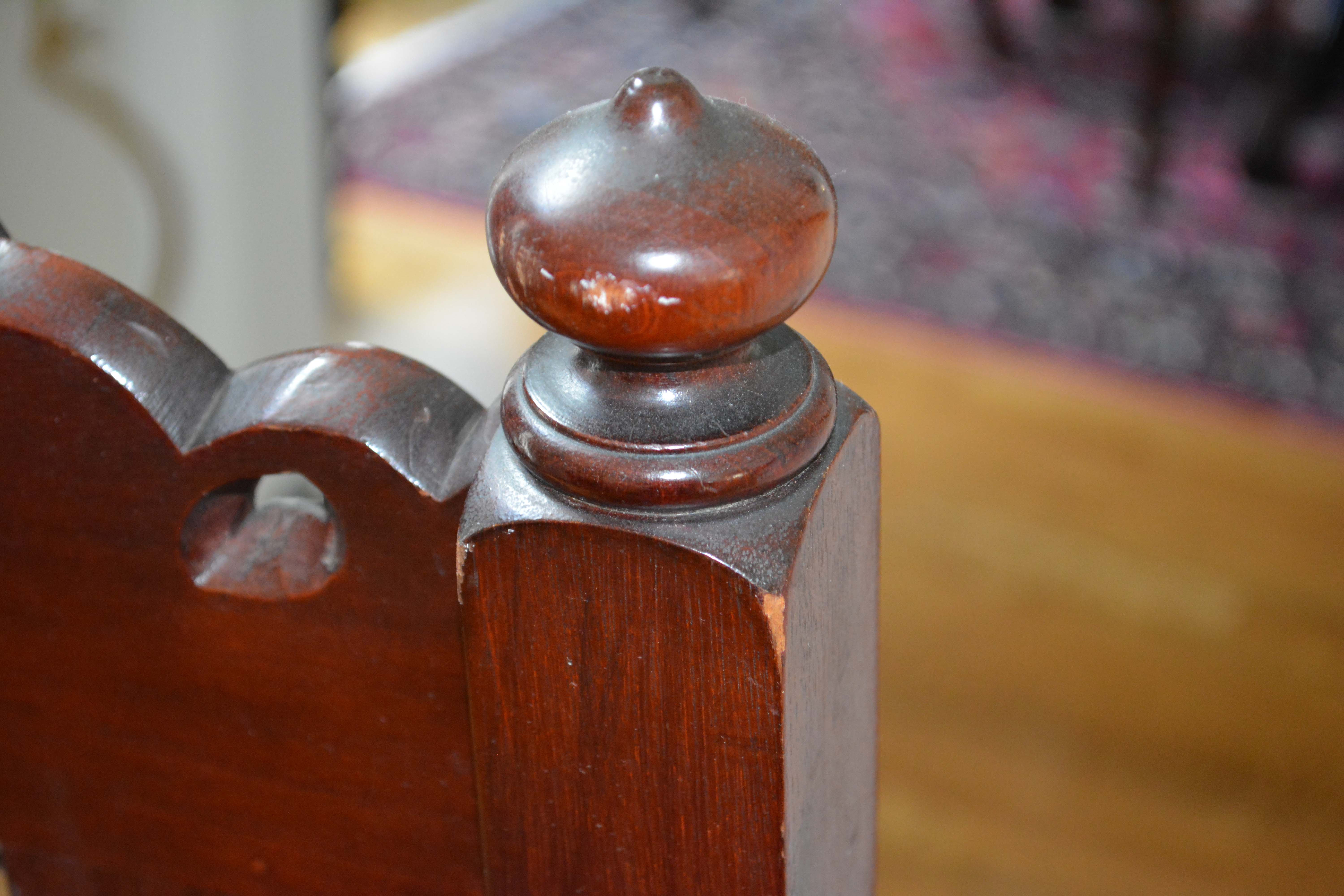 English Renaissance Style Mahogany Side Chair