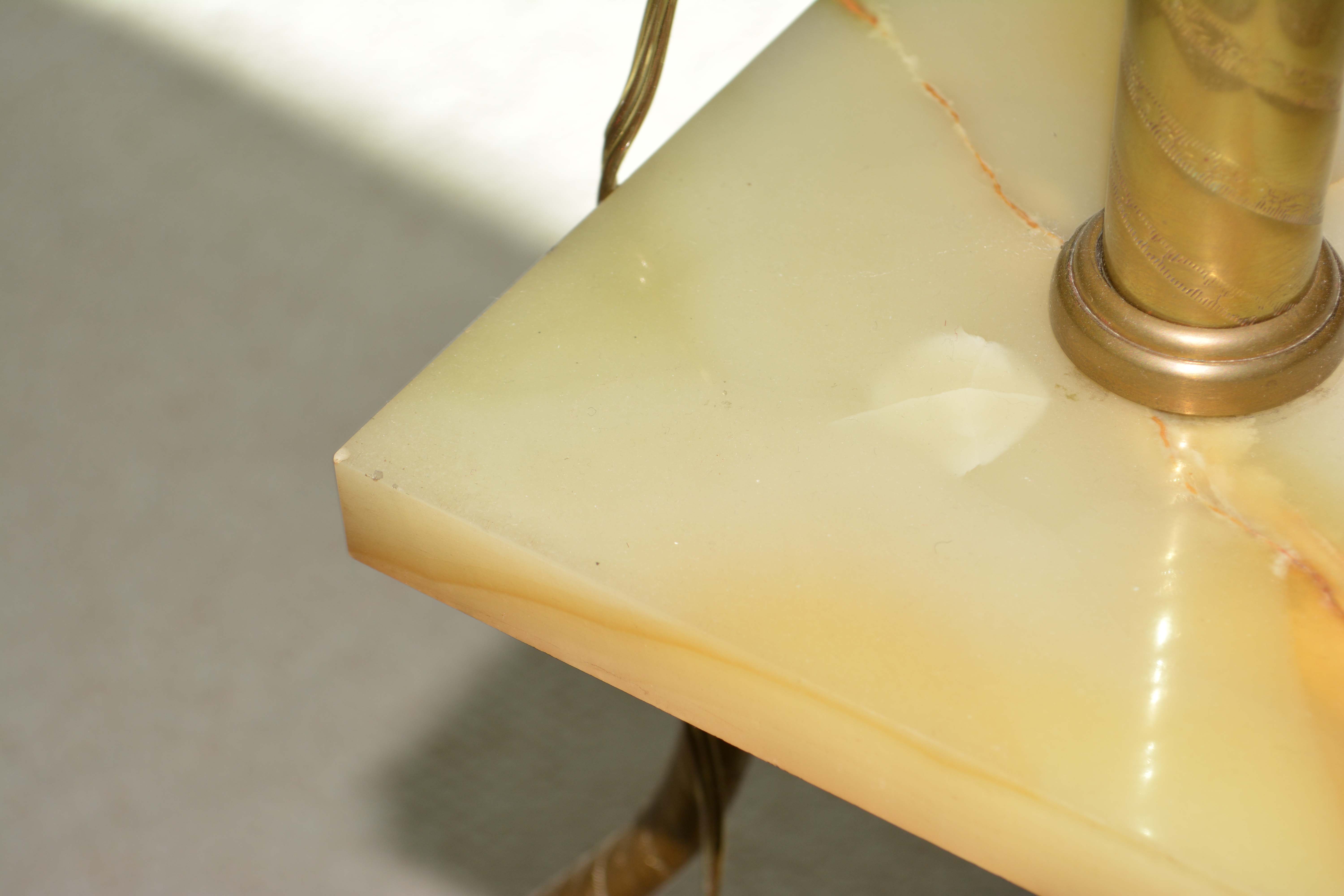 Vintage Brass Parlor Floor Lamp