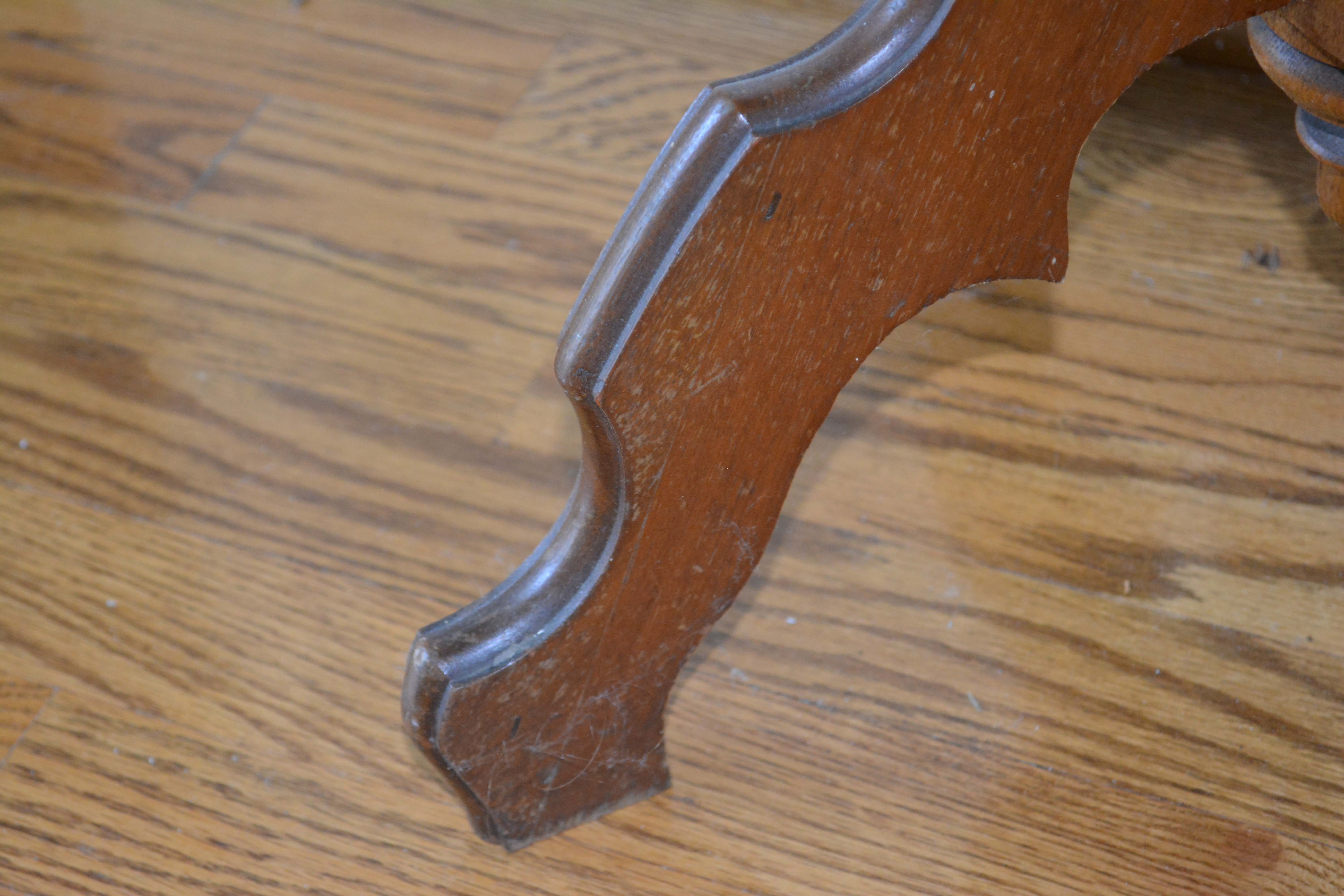 Victorian Marble Top Side Table