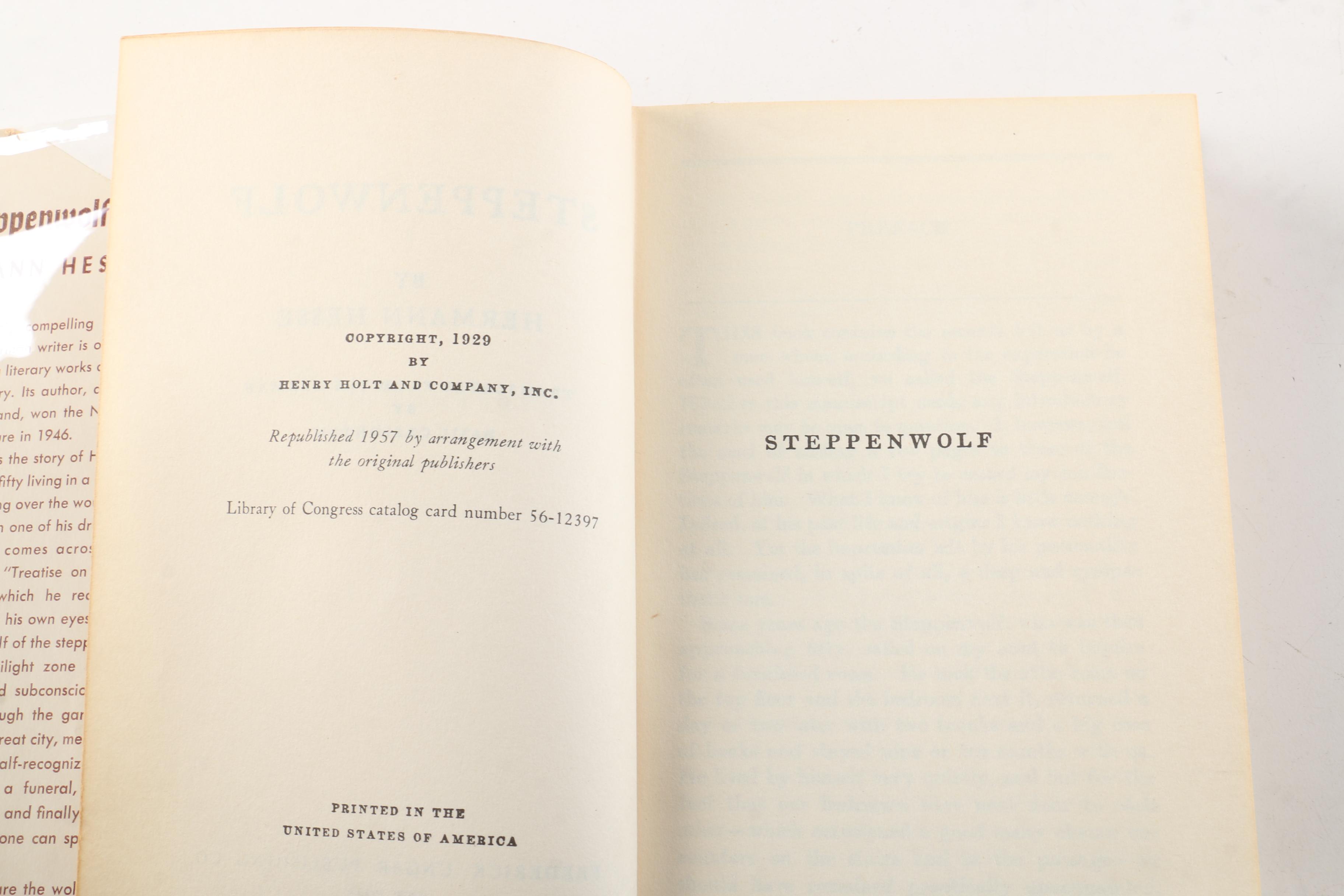 Multiple Copies of "Steppenwolf" by Hermann Hesse