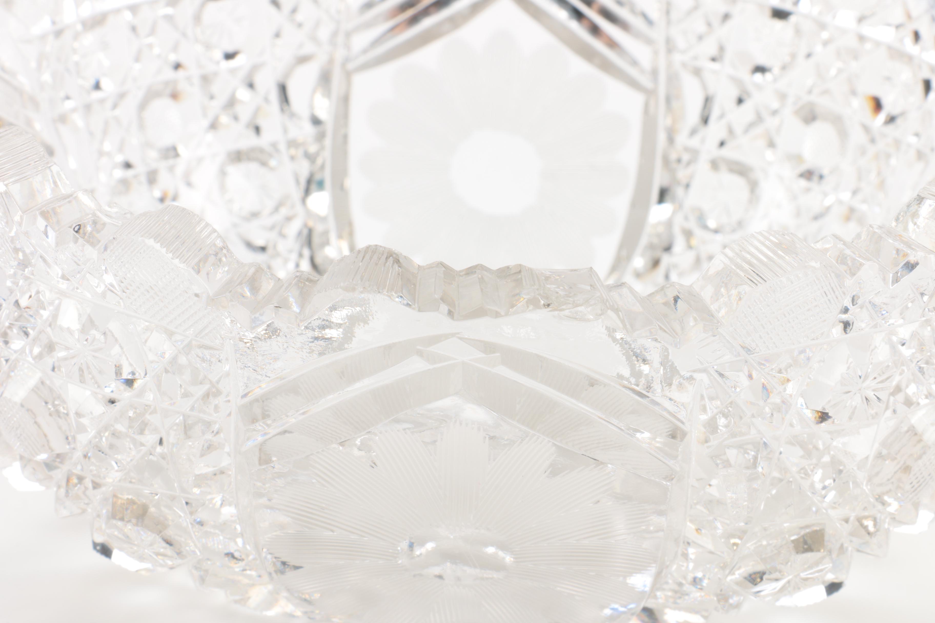 American Brilliant Period Cut Glass Bowl