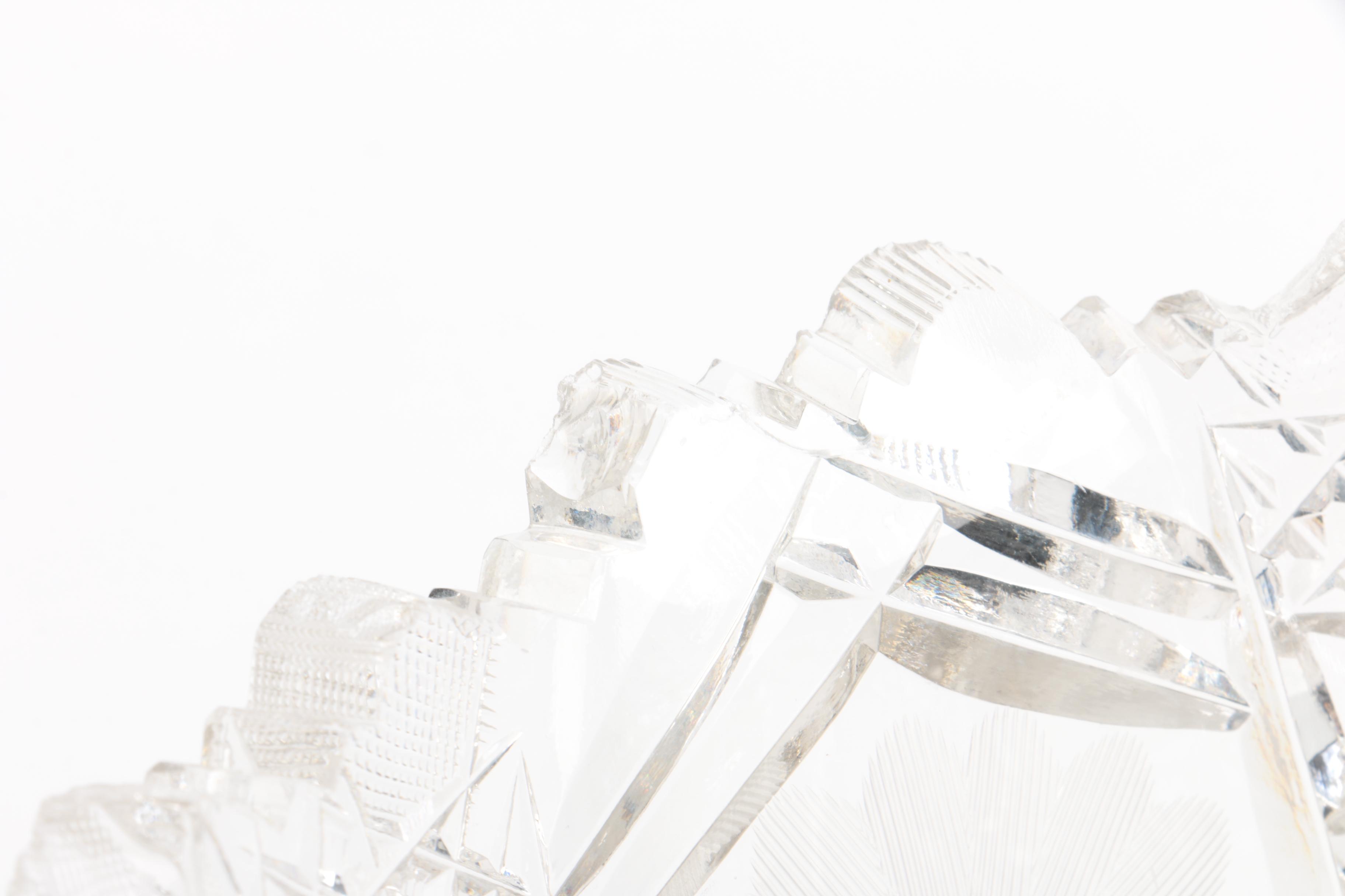 American Brilliant Period Cut Glass Bowl