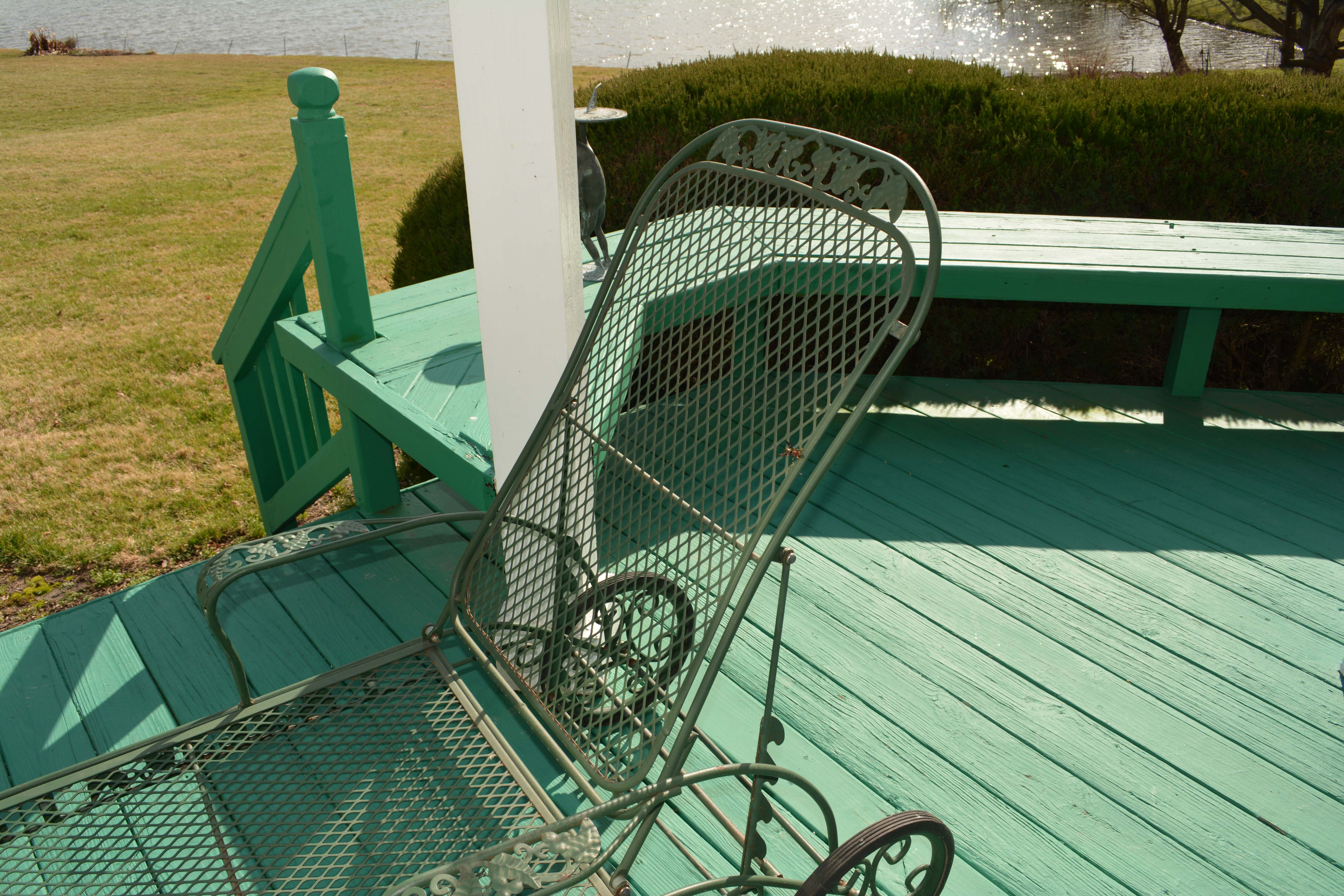 Wrought Iron Lounger