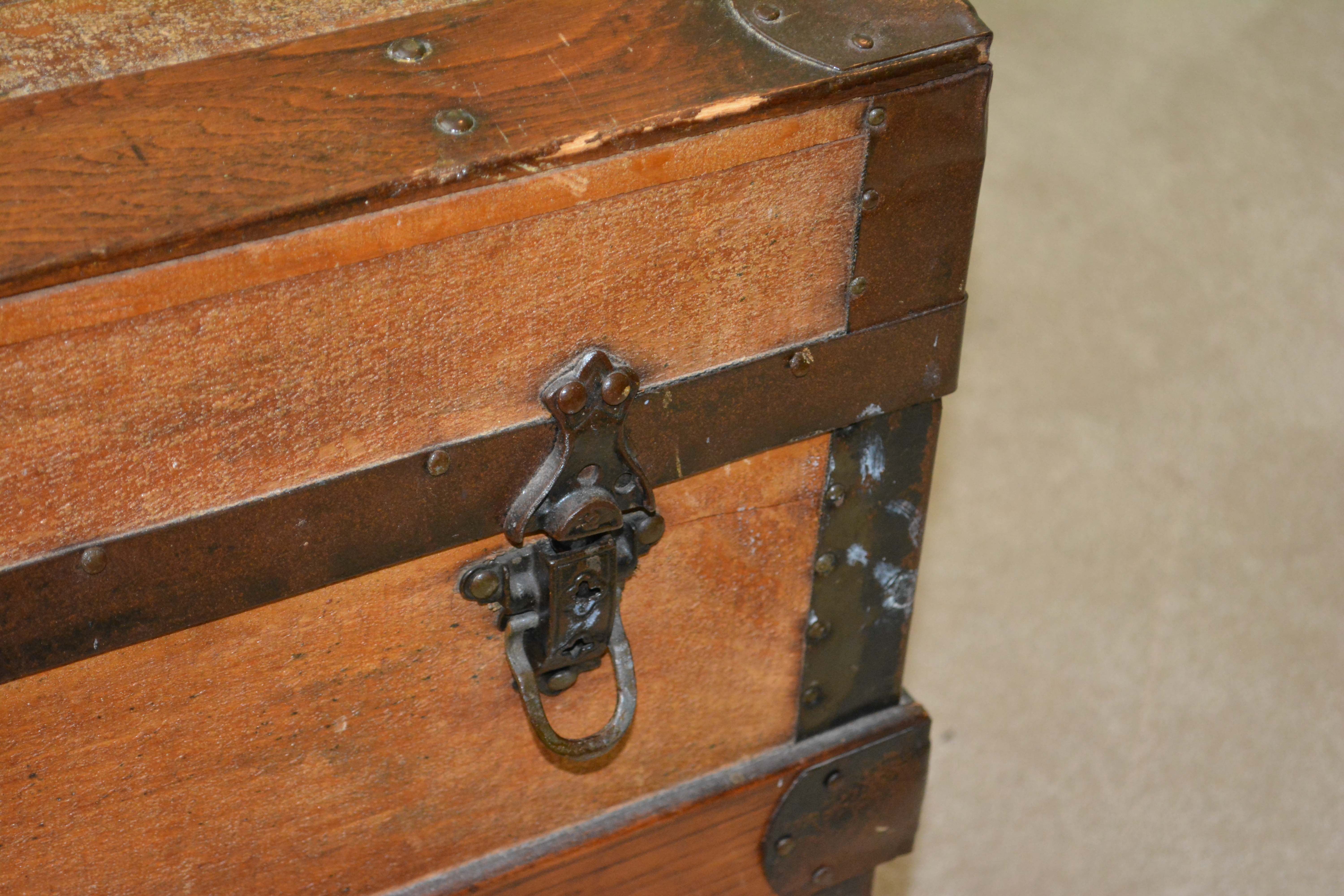 Antique Dome Top Trunk