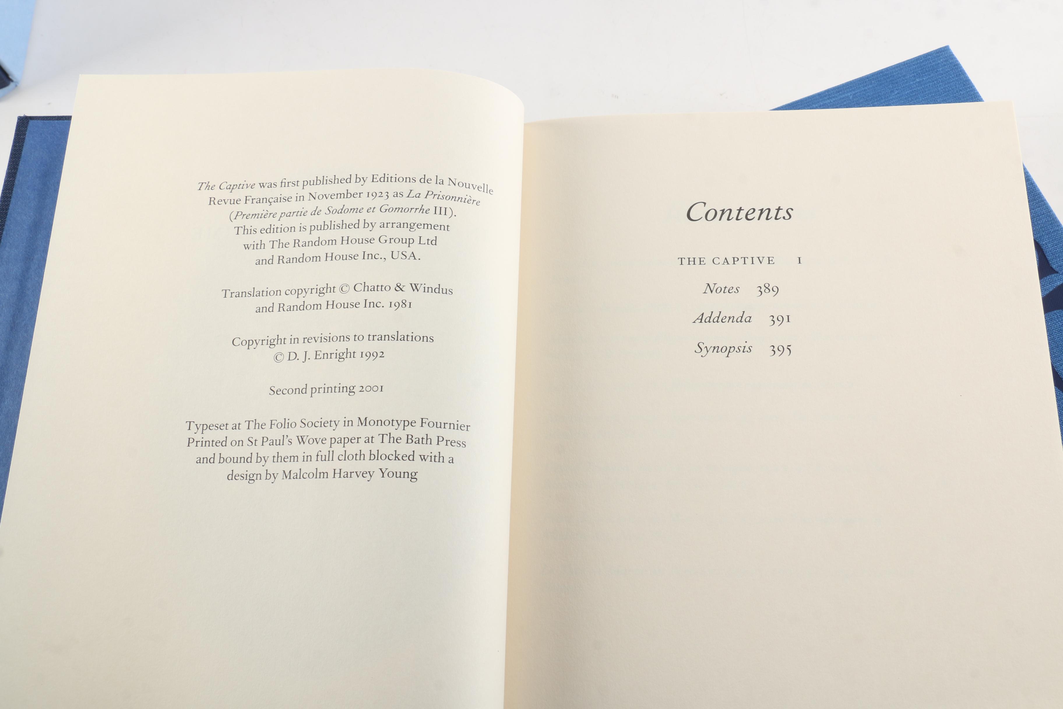 Boxed Folio Society Printing of "In Search of Lost Time" by Marcel Proust