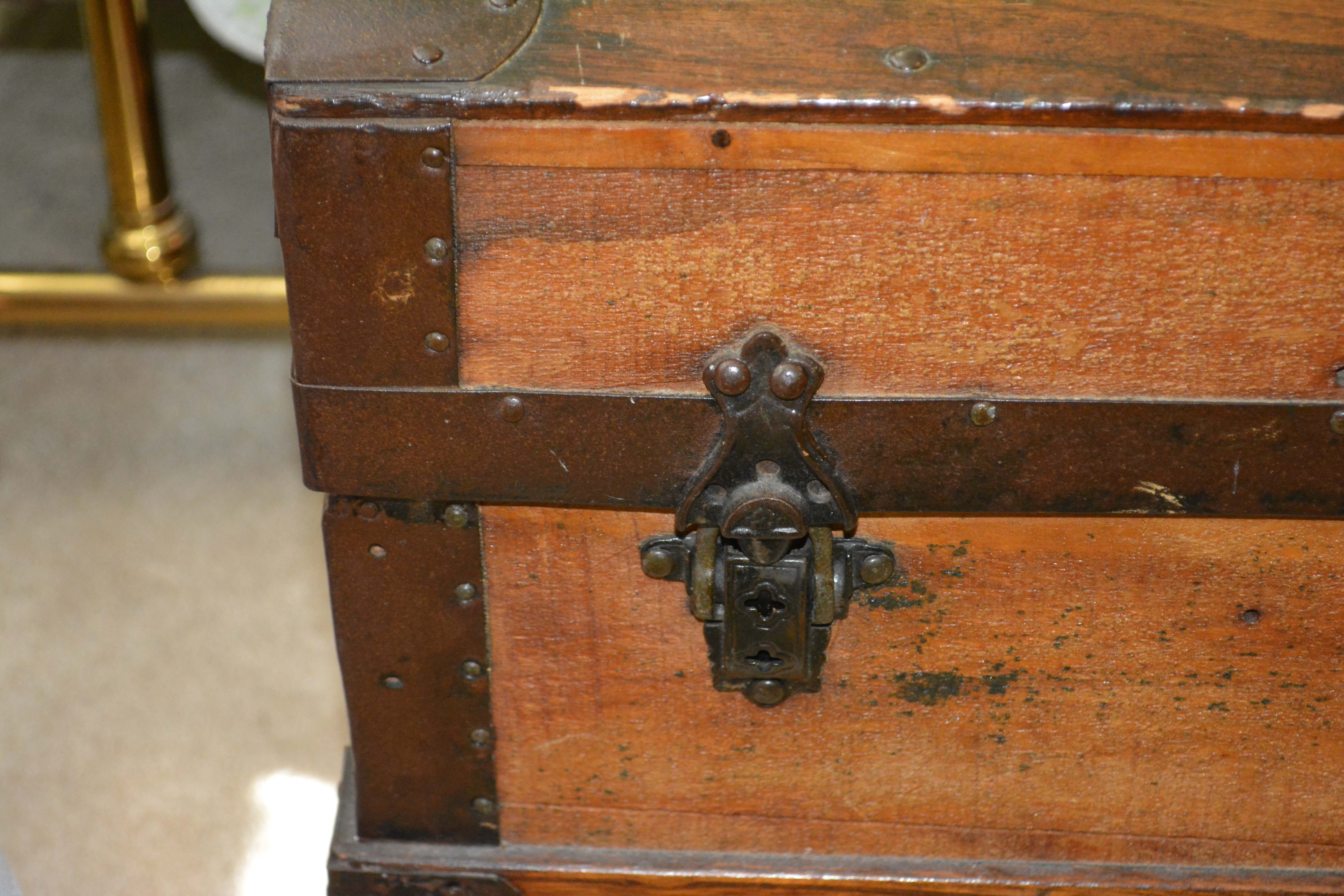 Antique Dome Top Trunk