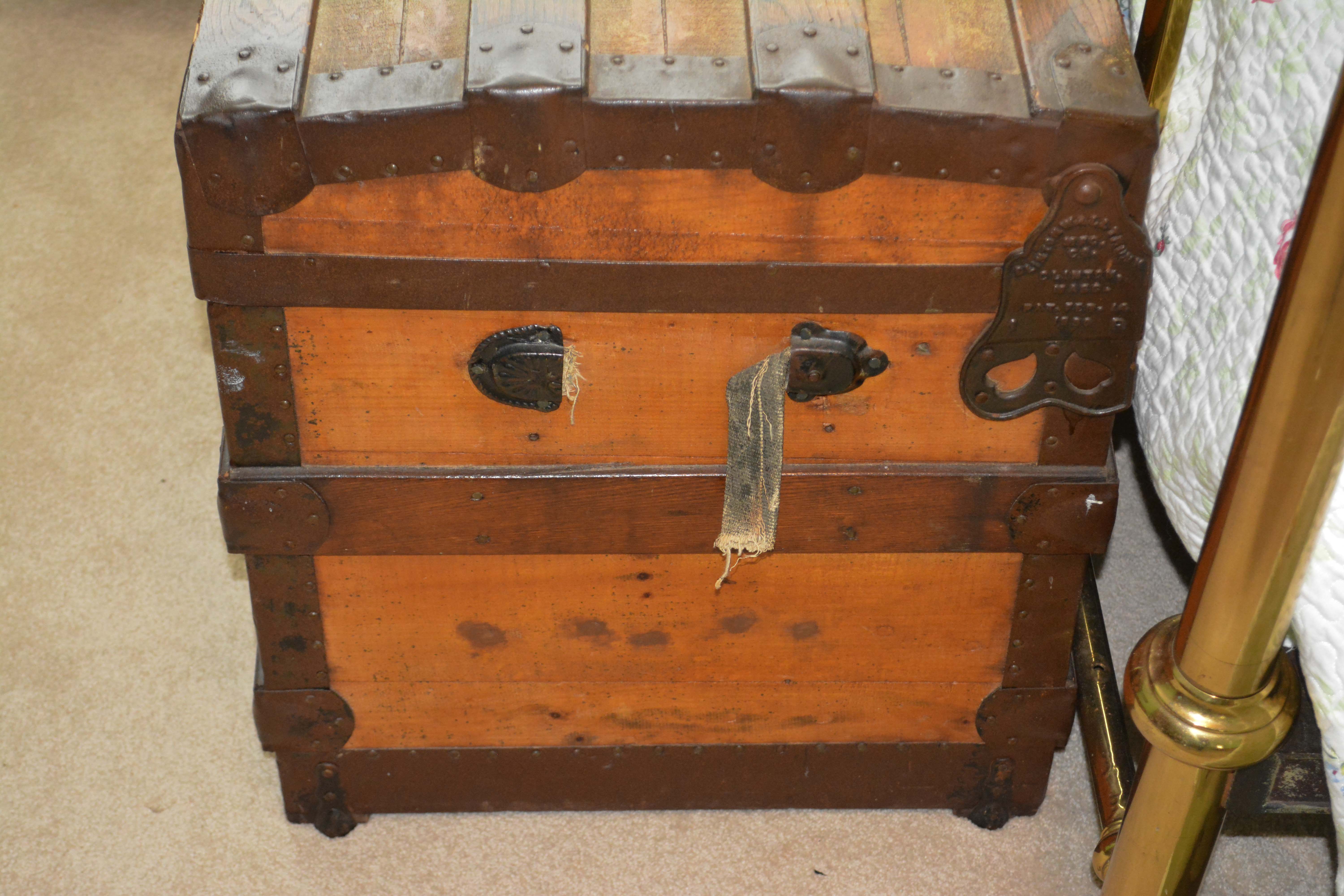 Antique Dome Top Trunk