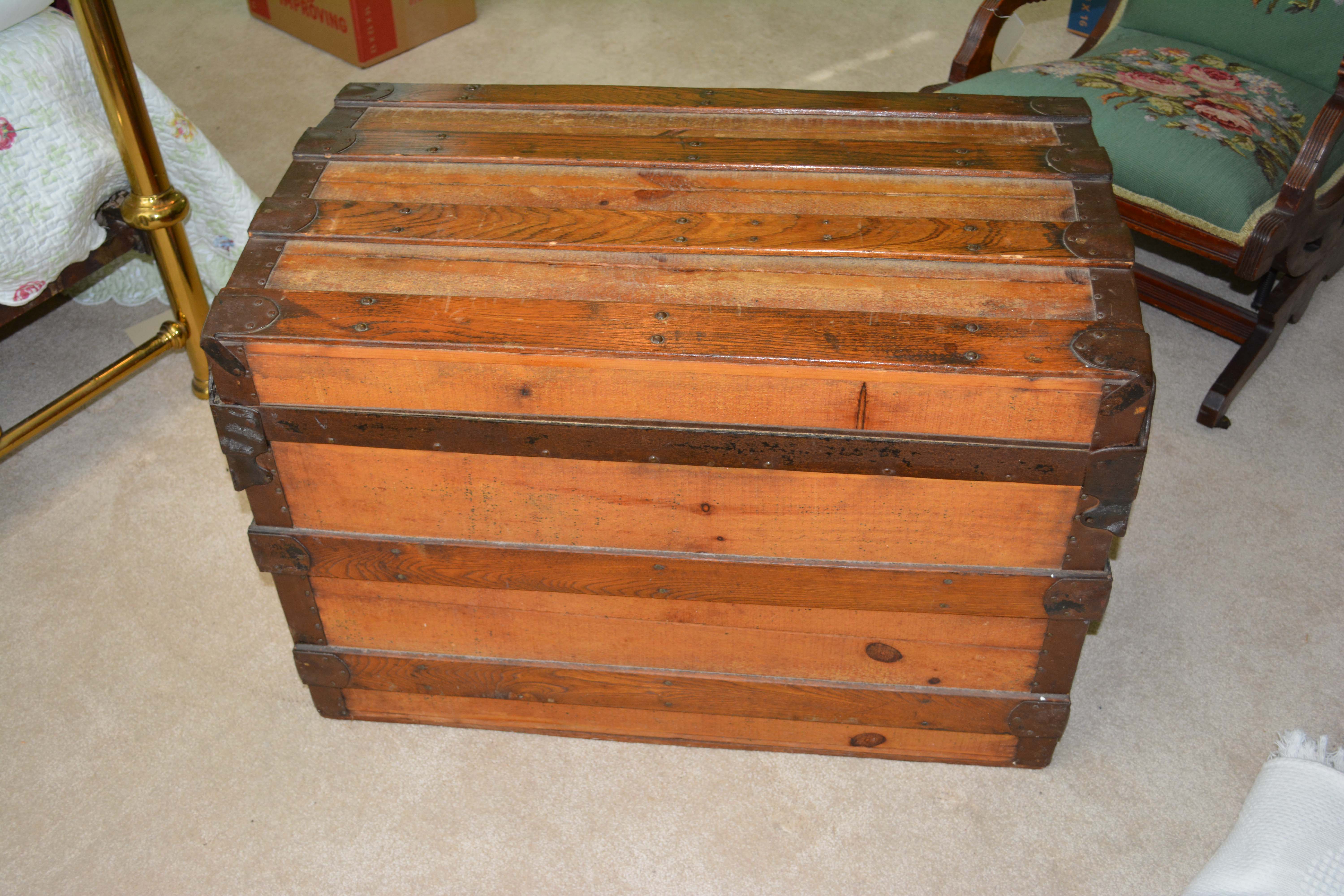 Antique Dome Top Trunk