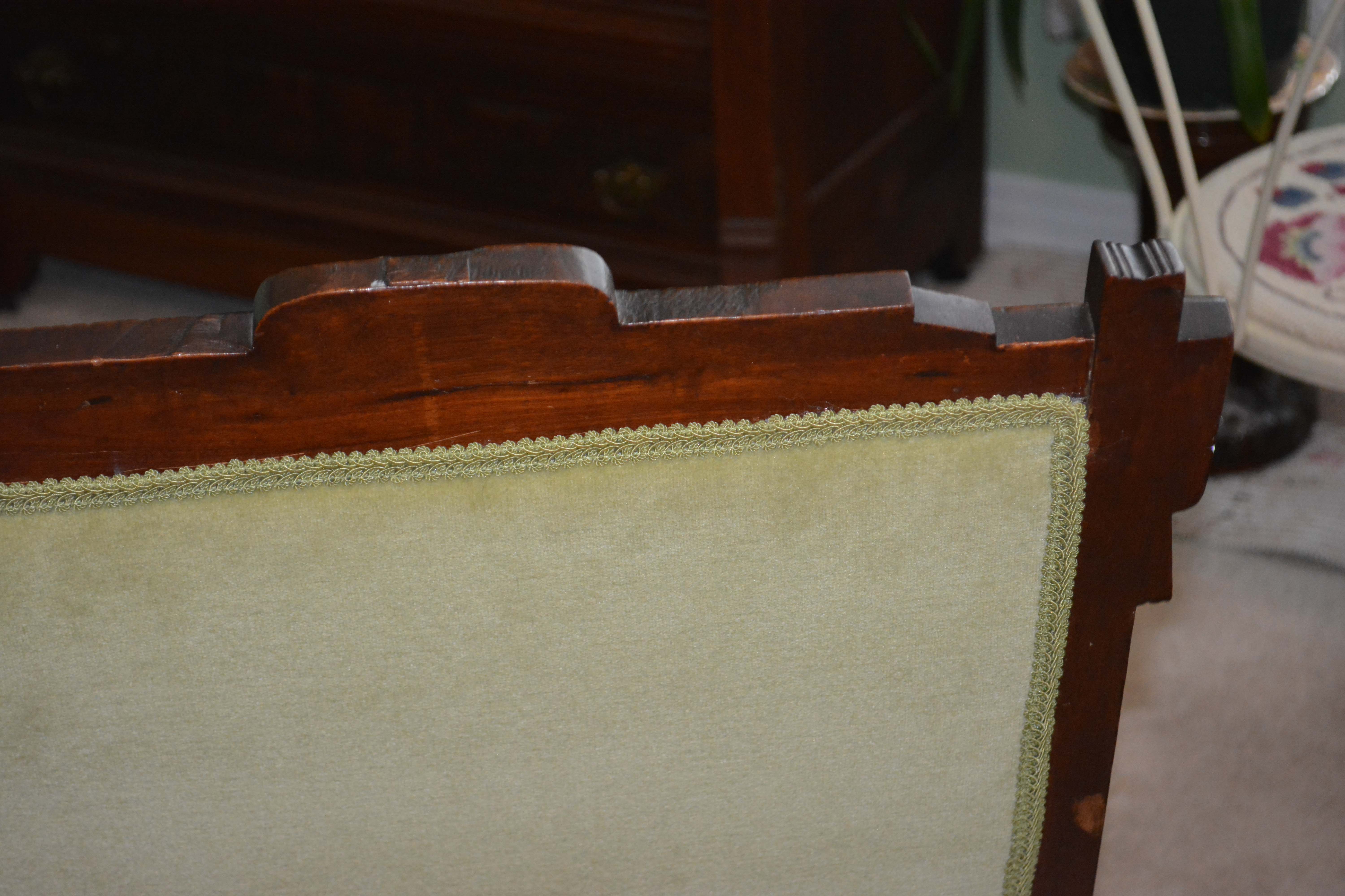 Eastlake Platform Rocking Chair with Needlepoint