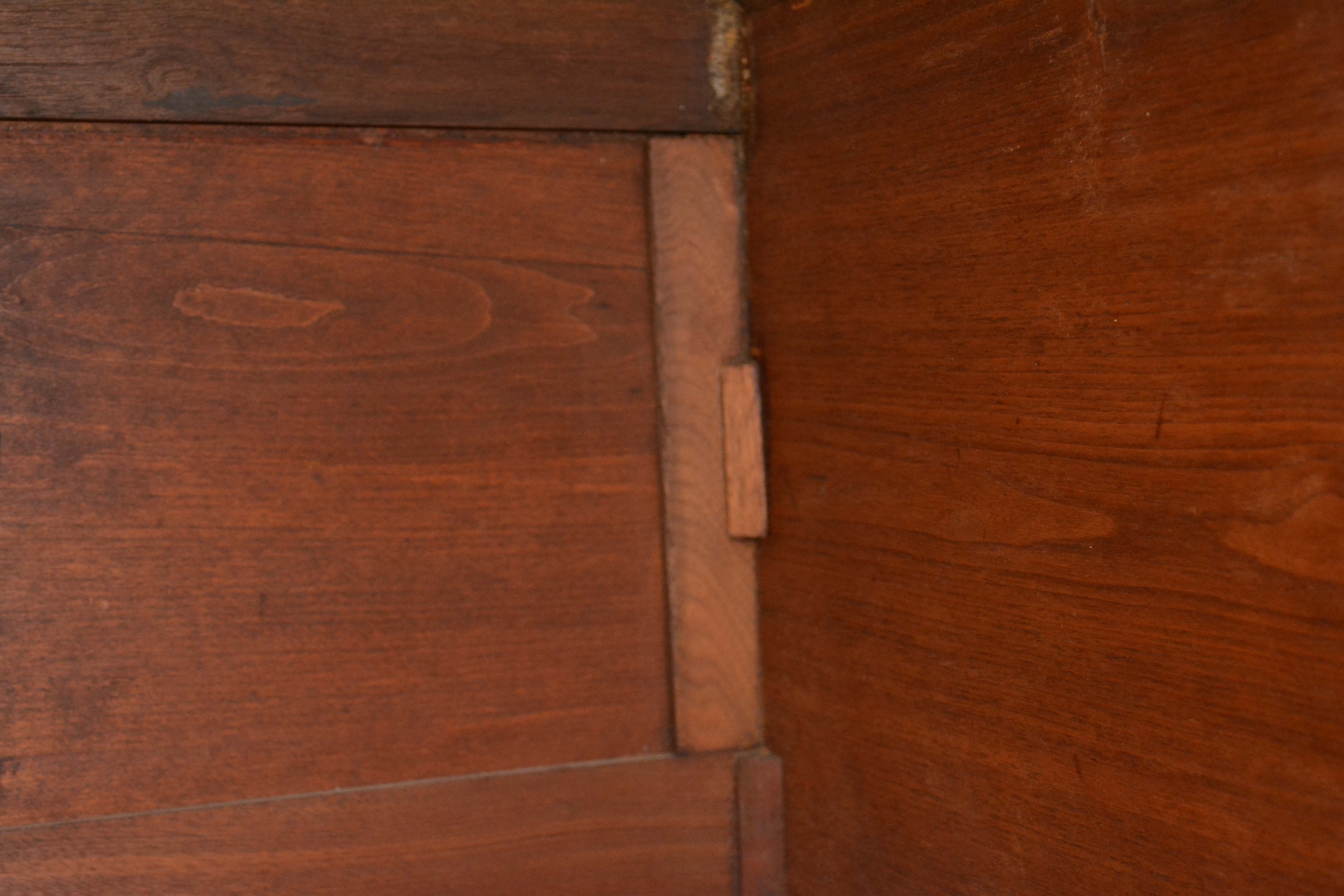 Aesthetic-Movement Walnut Tall Chest of Drawers