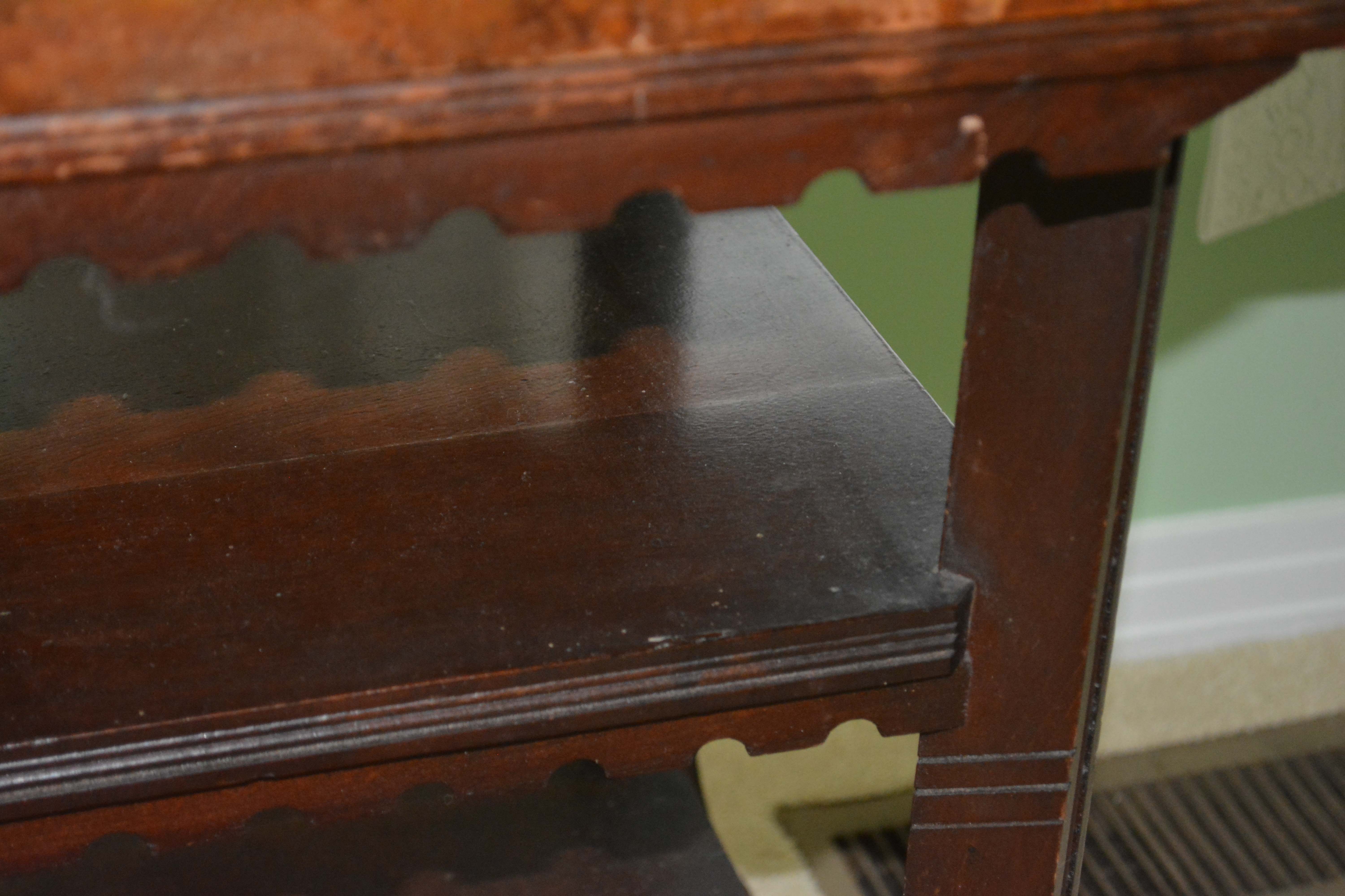 Victorian Marble Top Tiered Side Table