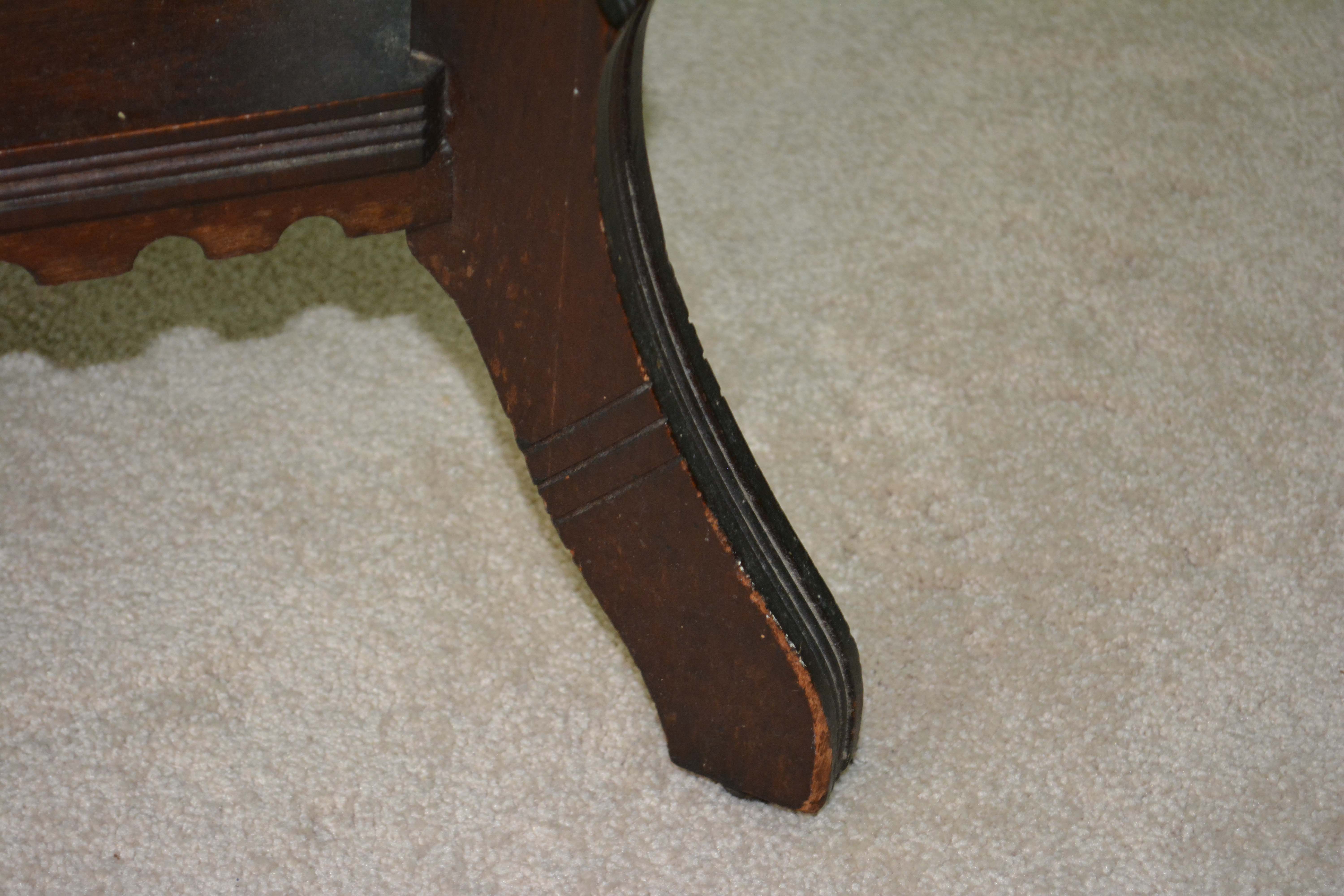 Victorian Marble Top Tiered Side Table