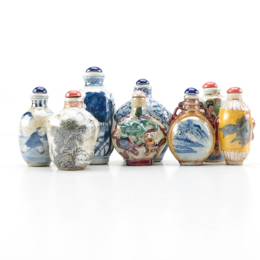 Chinese Porcelain Snuff Bottles